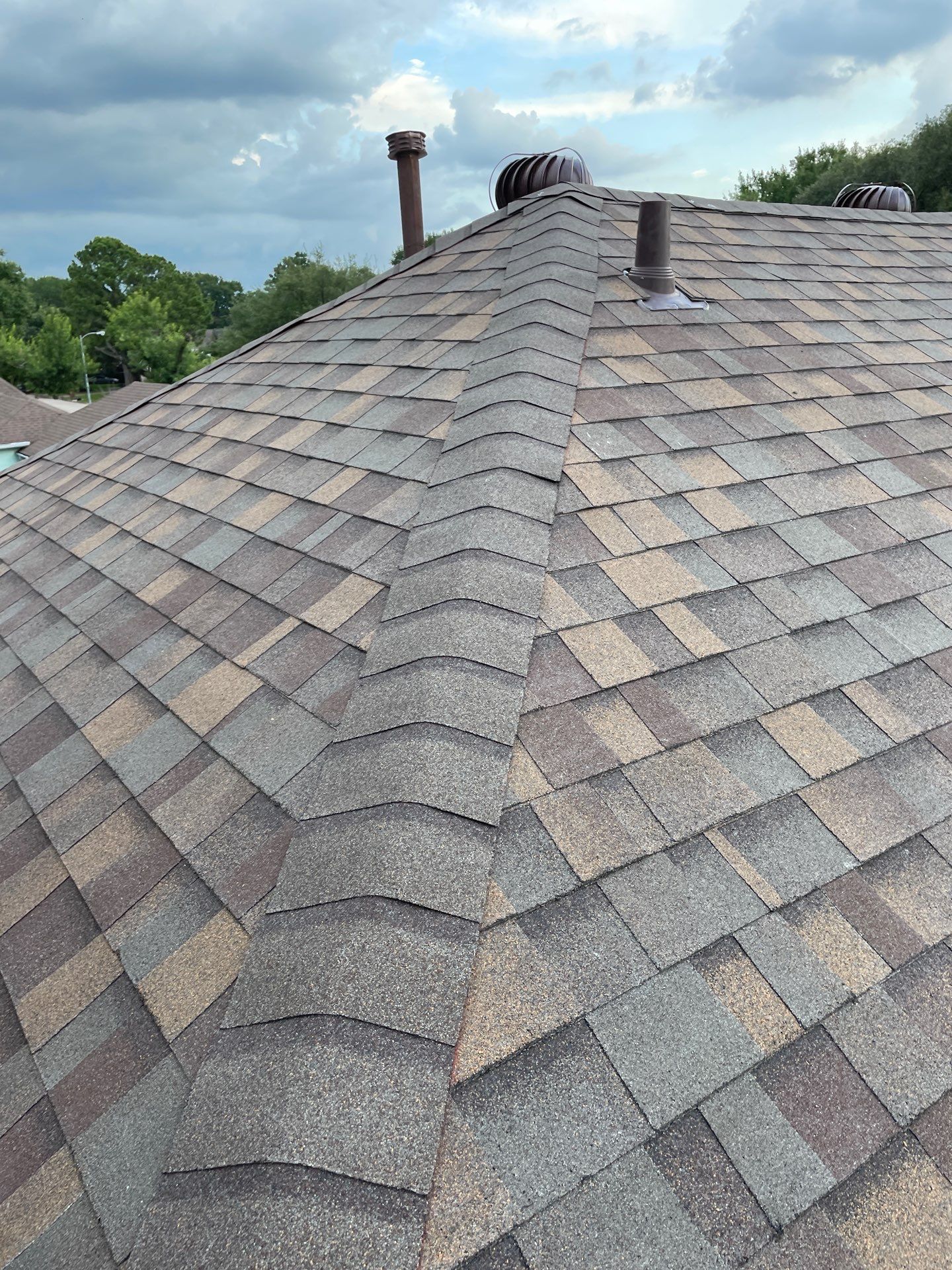 Residential Roofing Installation using Owen's Corning Duration (Lifetime) Shingles by Roof Repair Company