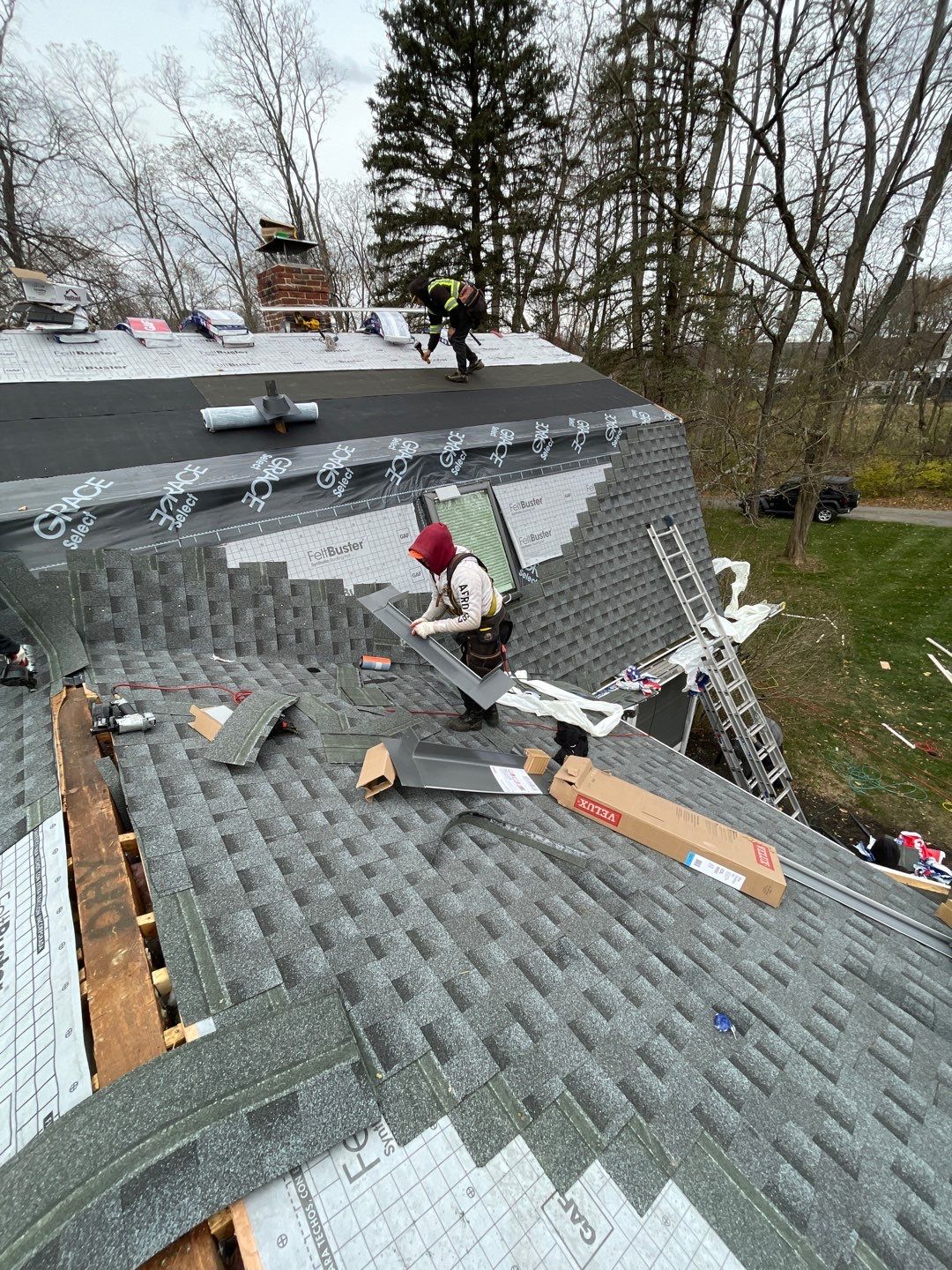 Residential Roofing Installation using GAF Timberline HDZ by Sensible Home Solutions