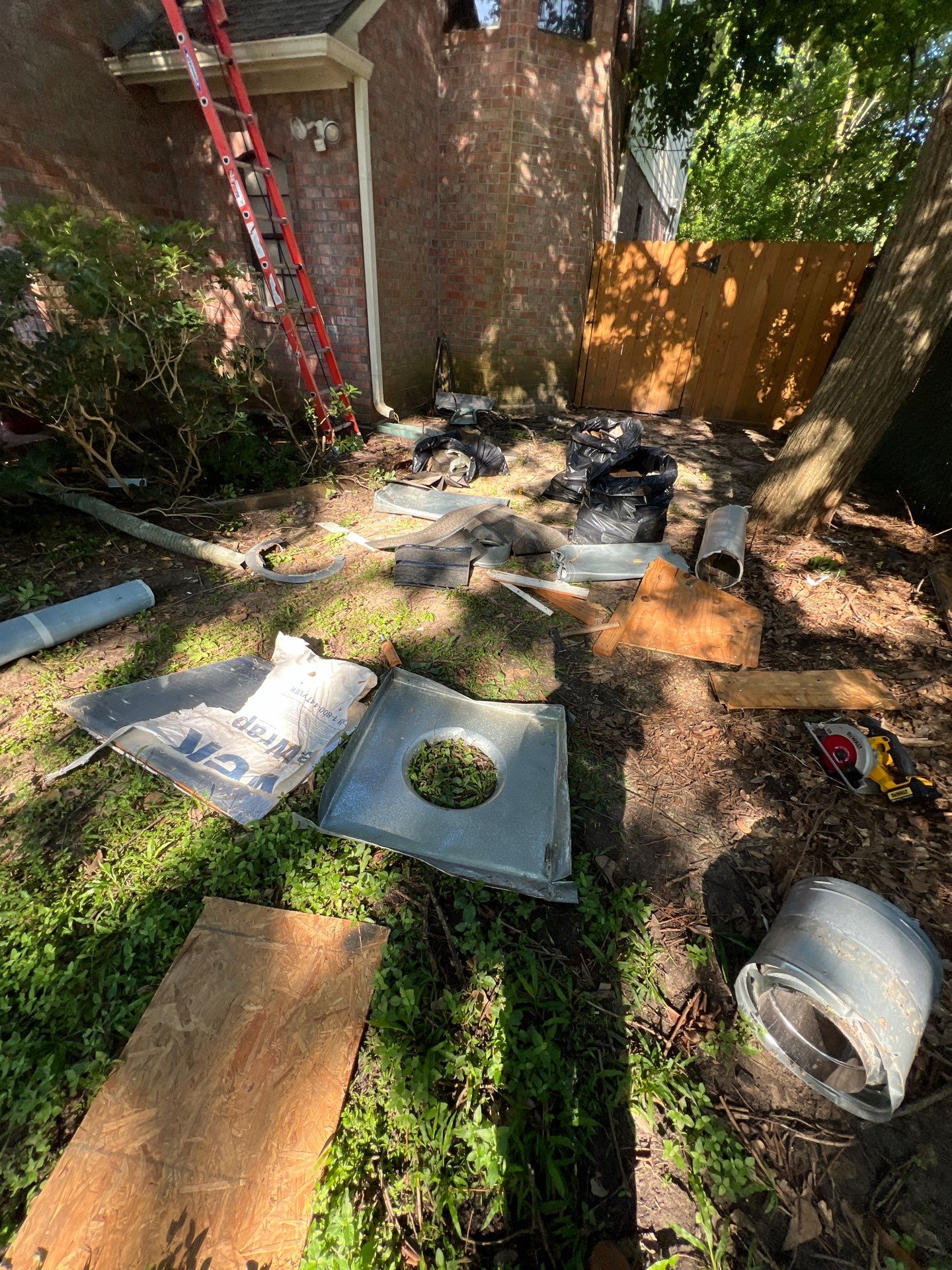 Hail Damage using Metal by Roof Repair Company