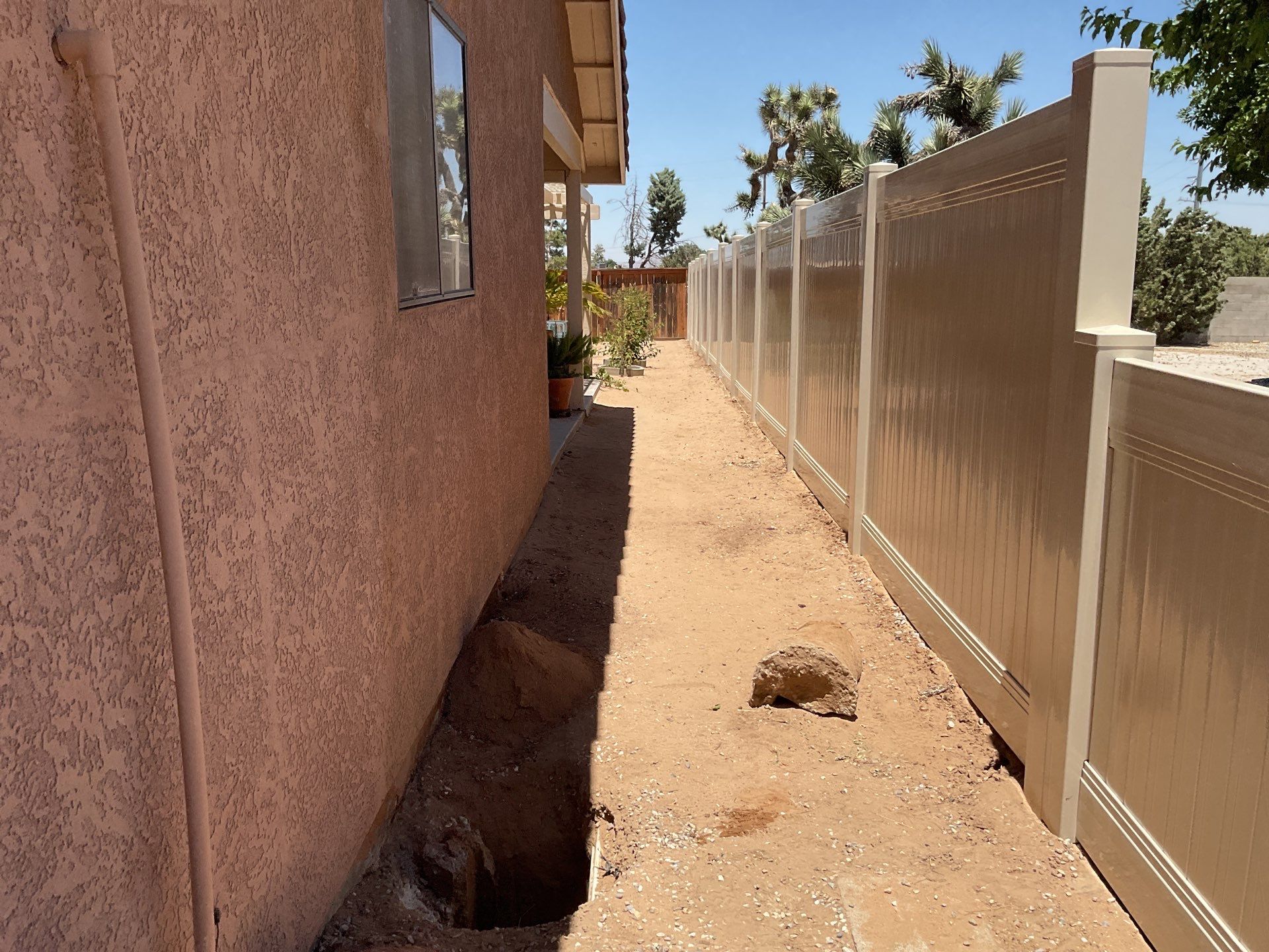 Fence Installation using Vinyl by Fence Guys Inc.