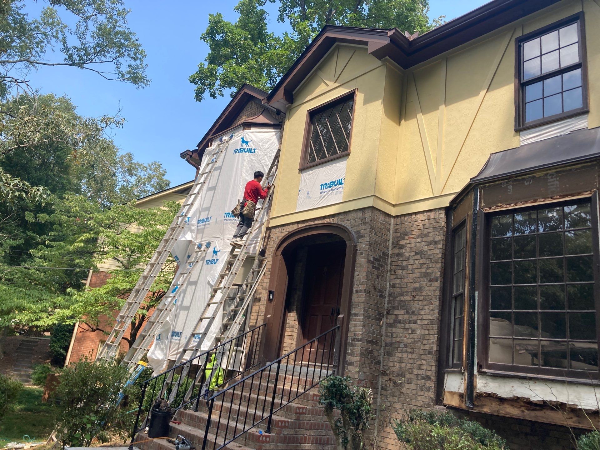 Stucco Replacement and Exterior Painting in Peachtree Corners, GA by Nelson Exteriors
