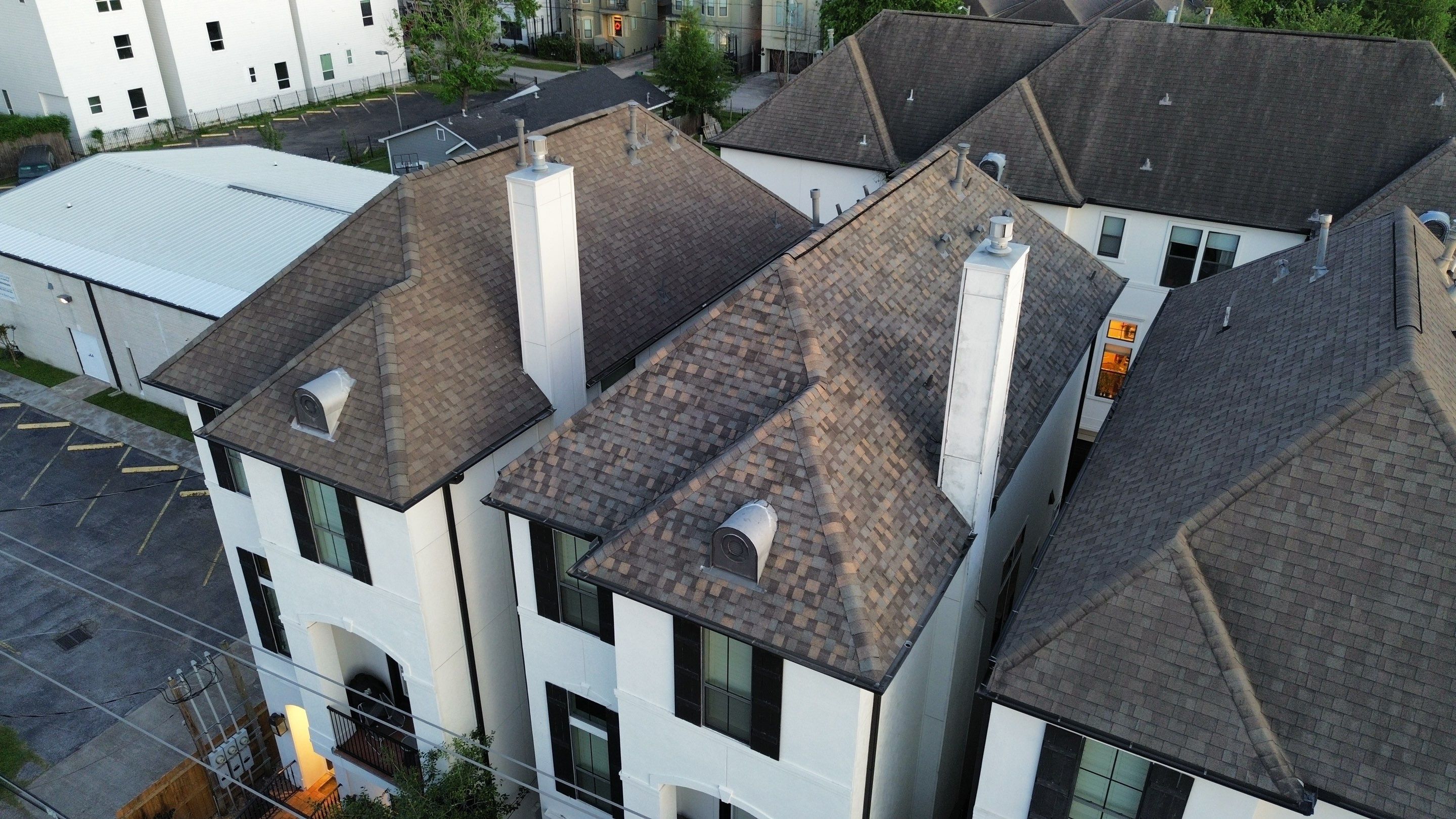 Roof Replacement using IKO Nordic in the Heights! by Core Four Roofing