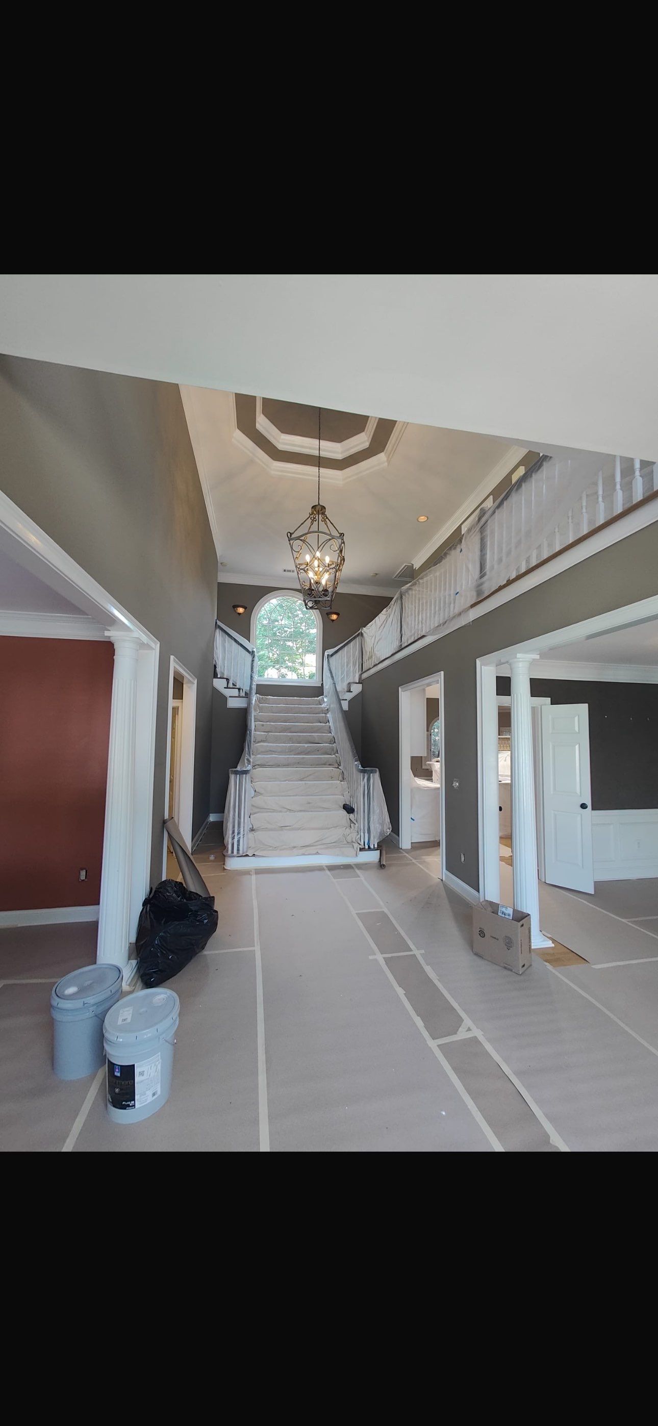 Full Interior Home Painting and Screened Porch Refinishing in Alpharetta by Swift Home Renovations