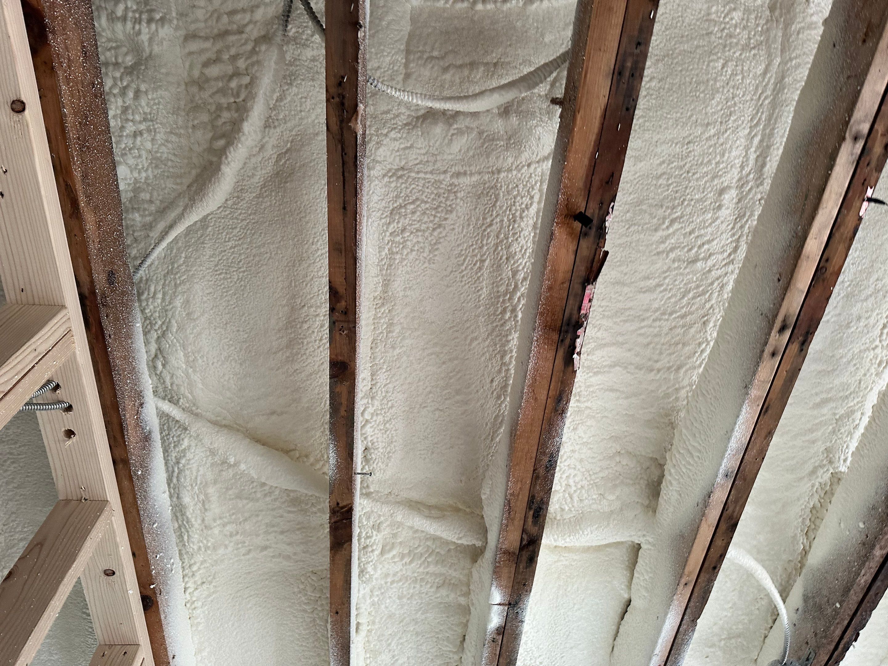 Attic Insulation using Closed Cell Spray Foam by NYS Foam & Energy