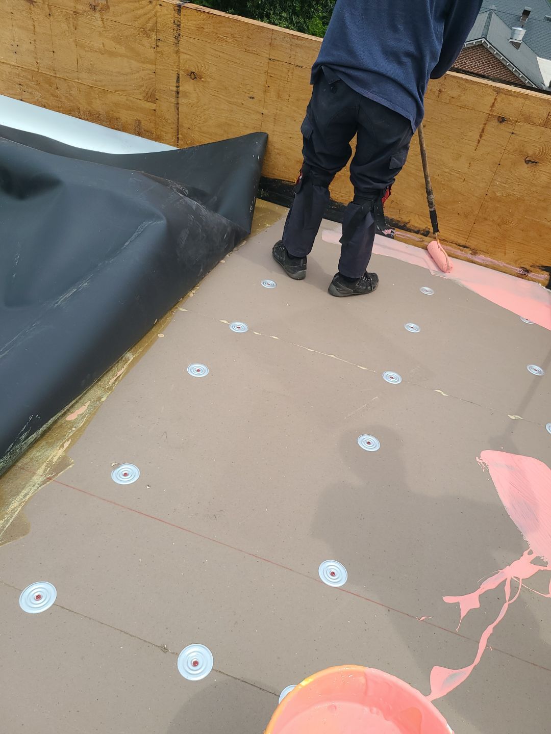 Alexandria: Carlisle Syntec TPO Flat Roof Installation by RM Banning, Inc.