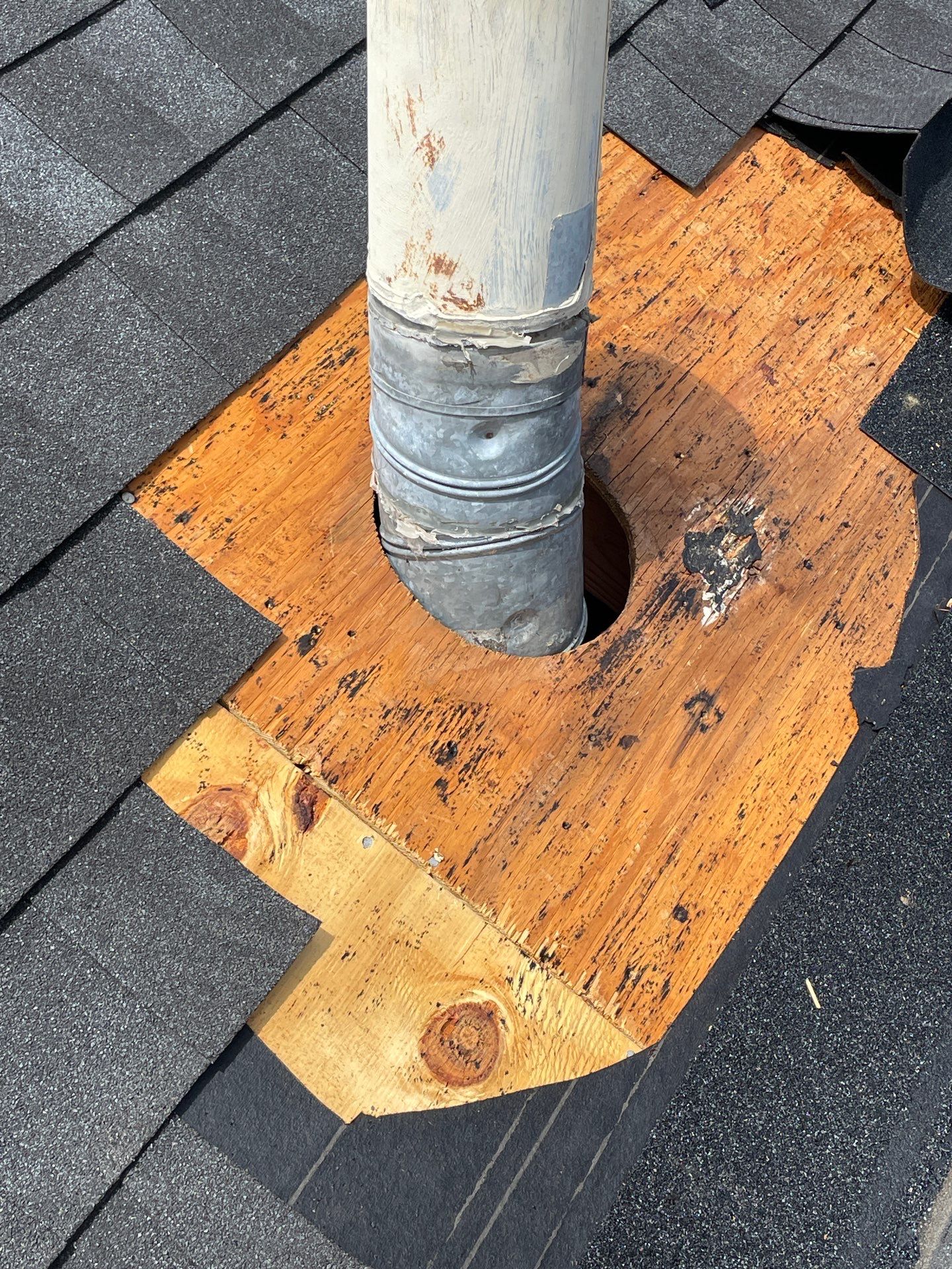 Hail Damage using Owen's Corning Duration (Lifetime) Shingles by Roof Repair Company