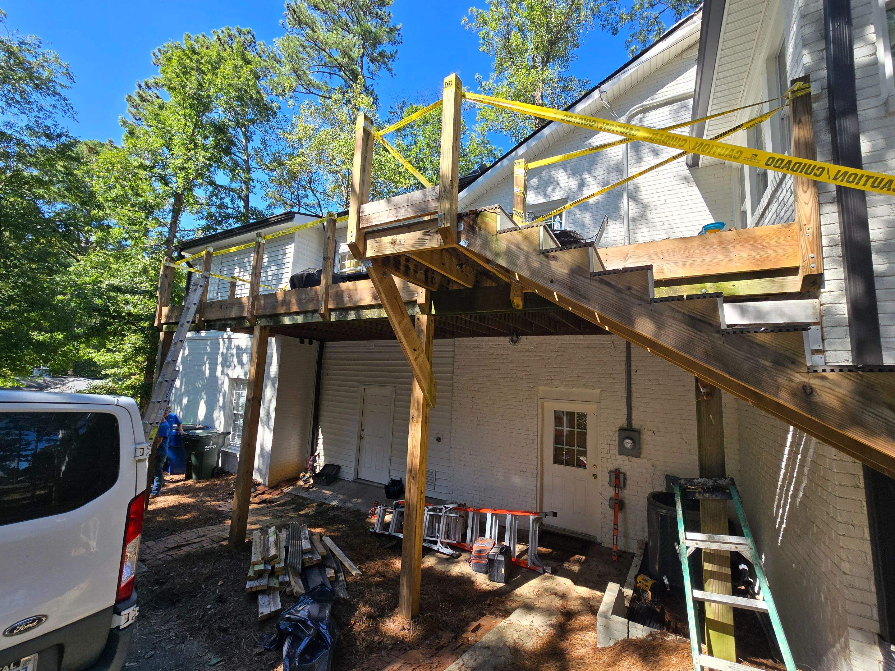 Custom Railings, Deck Support Installation, and Professional Deck Painting by Billy Weatherspoon Contractor