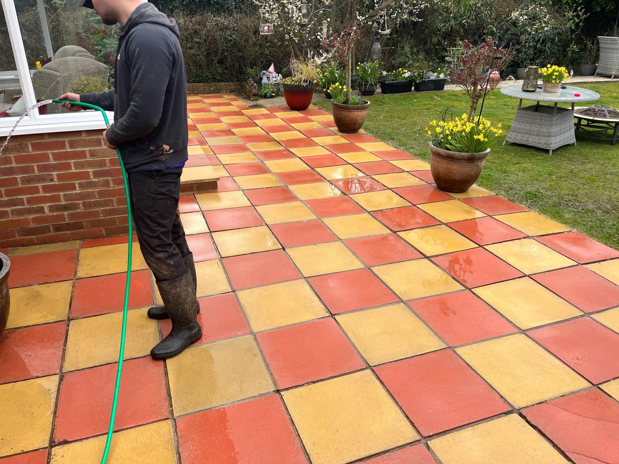 Roof Clean  - Moss Removal - Gutter Clean using Softwash Equipment by Ges Exterior Cleaning ltd