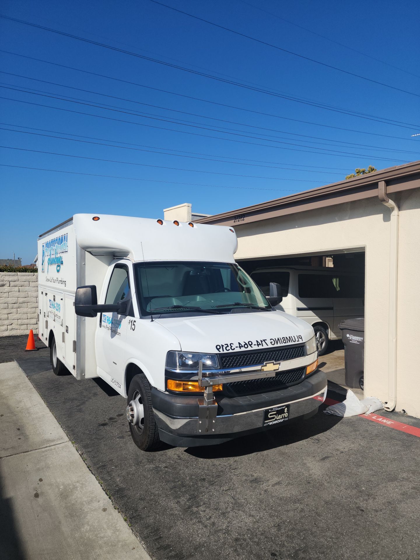 New Electric Water Heater by Professional Plumbing Inc 