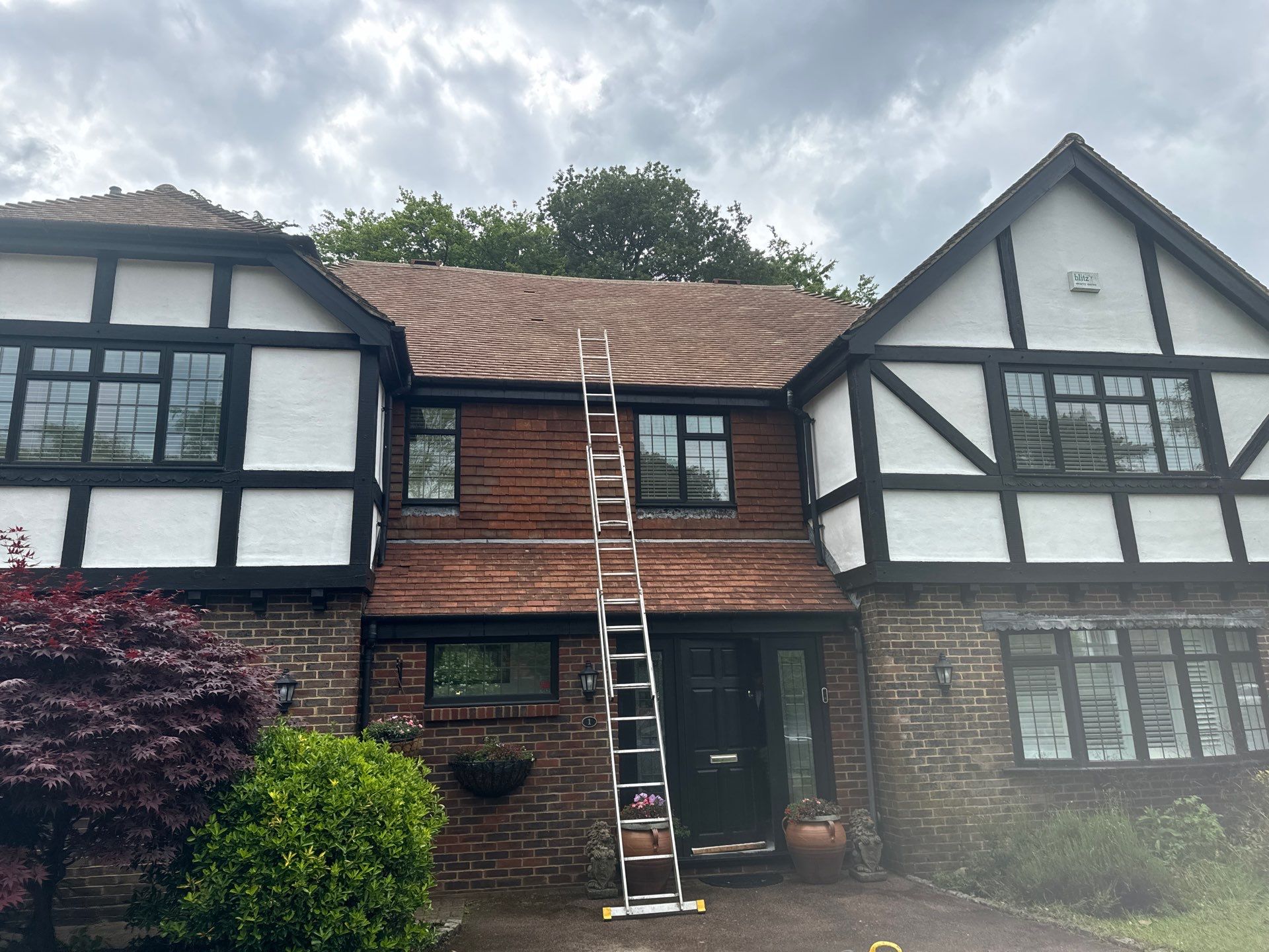 Roof Clean and Biocide Treatment using Honda 15lpm Low Pressure Washing Machine by Ges Exterior Cleaning ltd