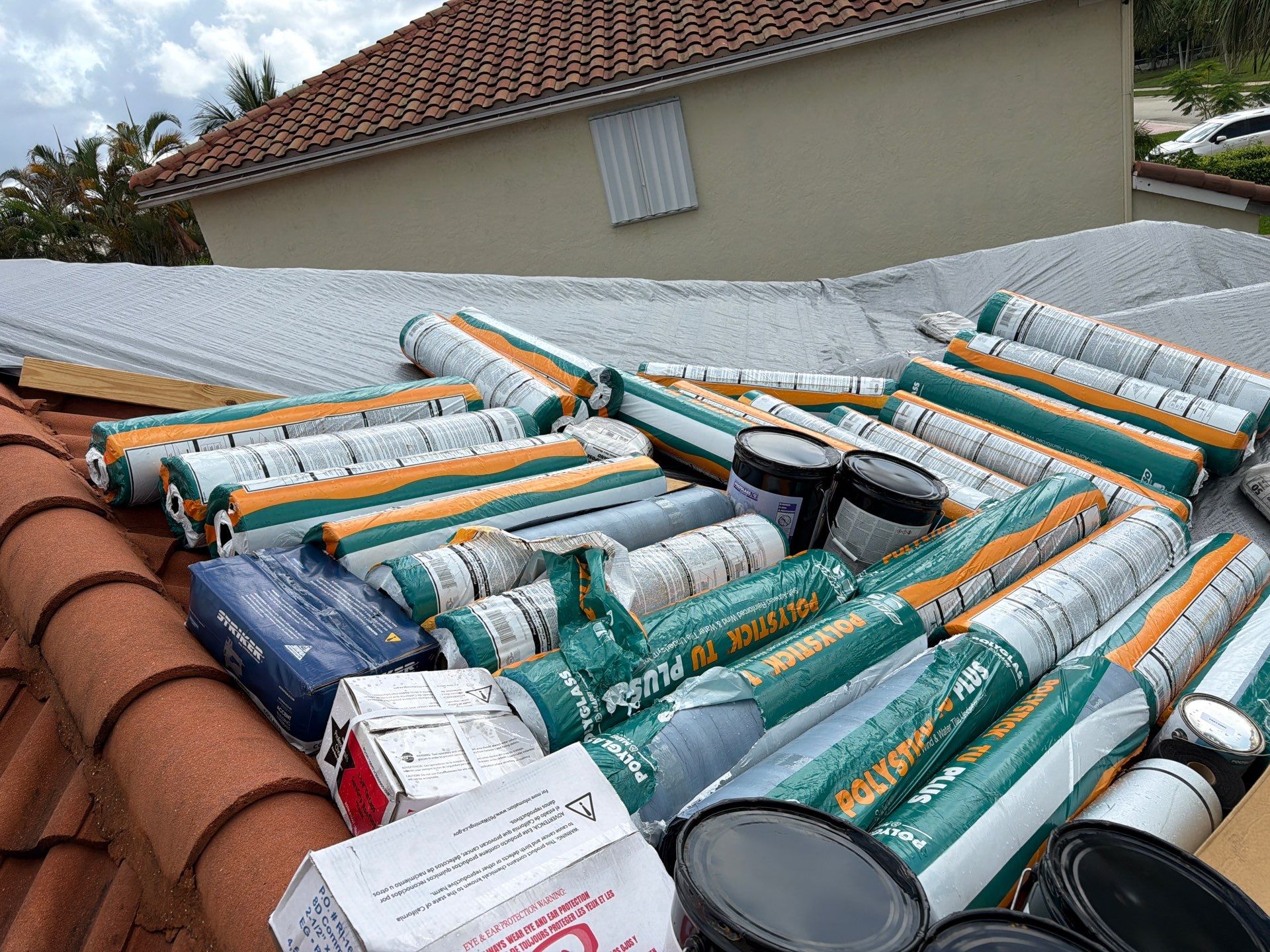 Residential Roofing Installation using Eagle Roofing Tile by BLUES BROTHERS ROOFING