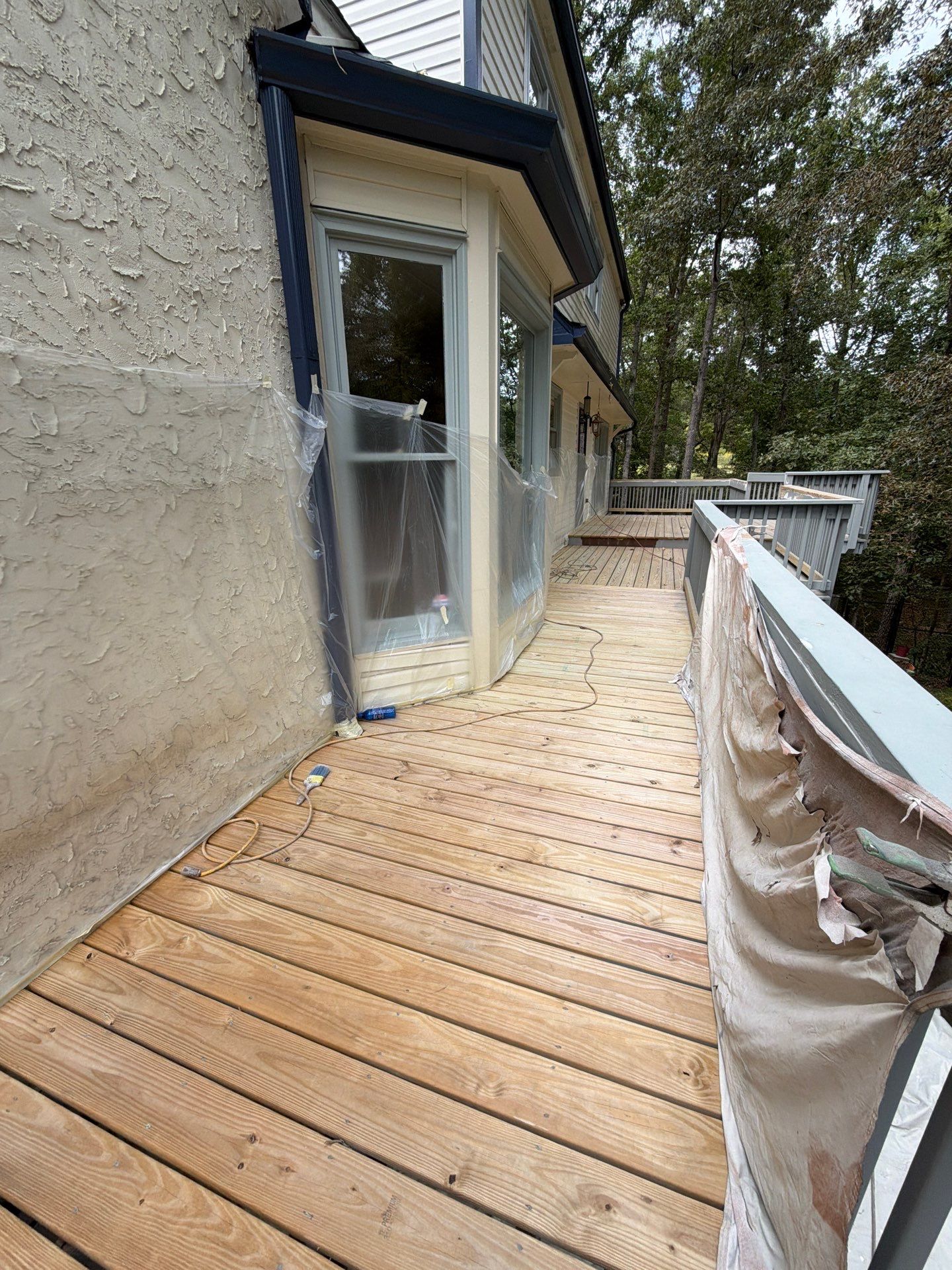 Multi-Level Deck Restoration and Staining Project in Canton, Georgia by Swift Home Renovations 