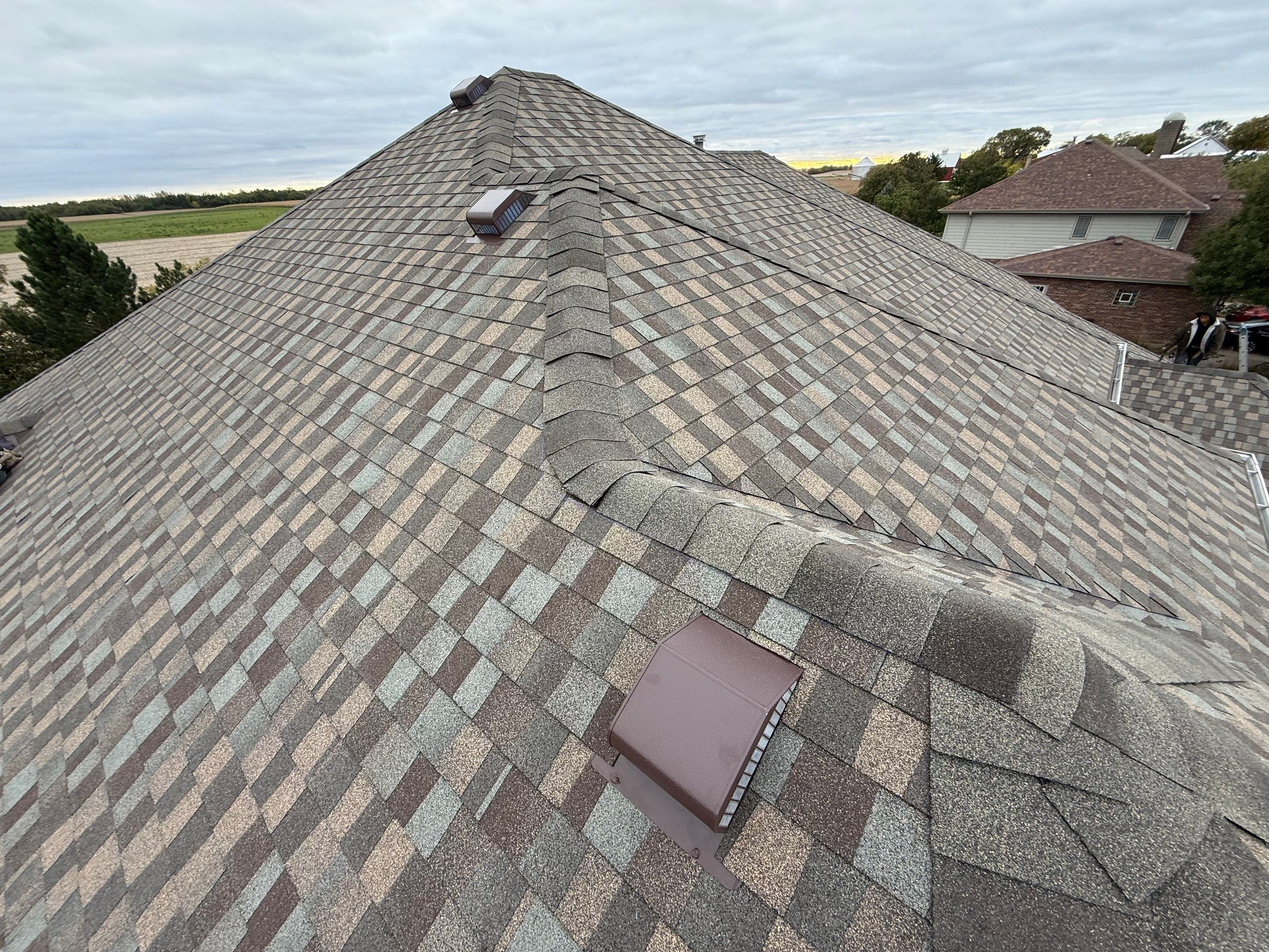 GAF Cedar Falls Roof and Velux windows by Optimal Home Improvement 