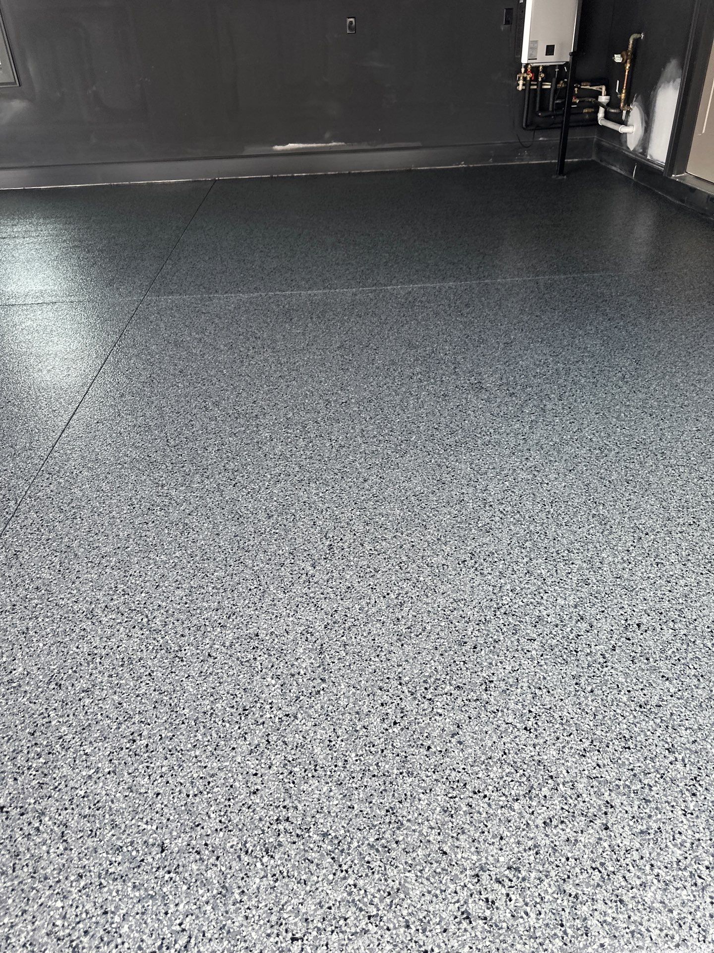 Garage Floor Coating using Nightfall by My Garage Floor Guys