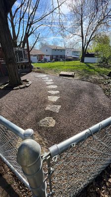 Pet Area & Stepper Path Installation 