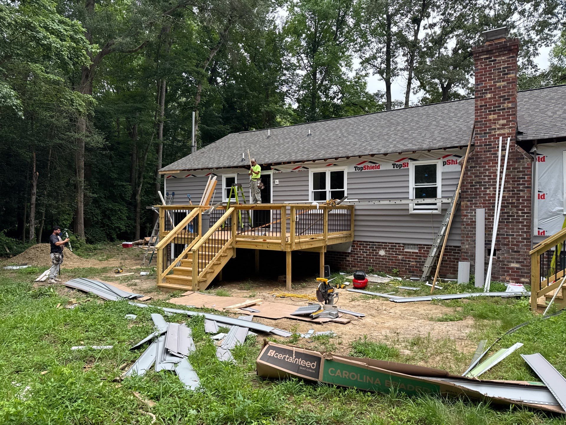 Siding Replacement and Structural Wood Rot Repairs in Mechanicsville by Cade Construction