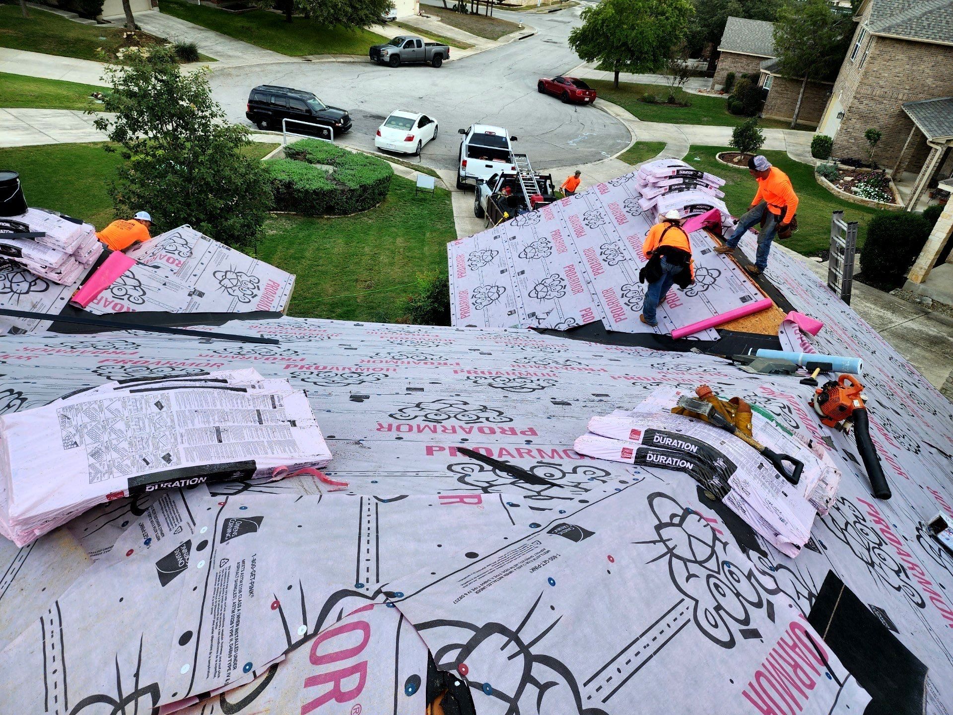 Residential Roof Replacement using Owens Corning Duration Shingles - Onyx Black  by Premier Roofing and Contracting