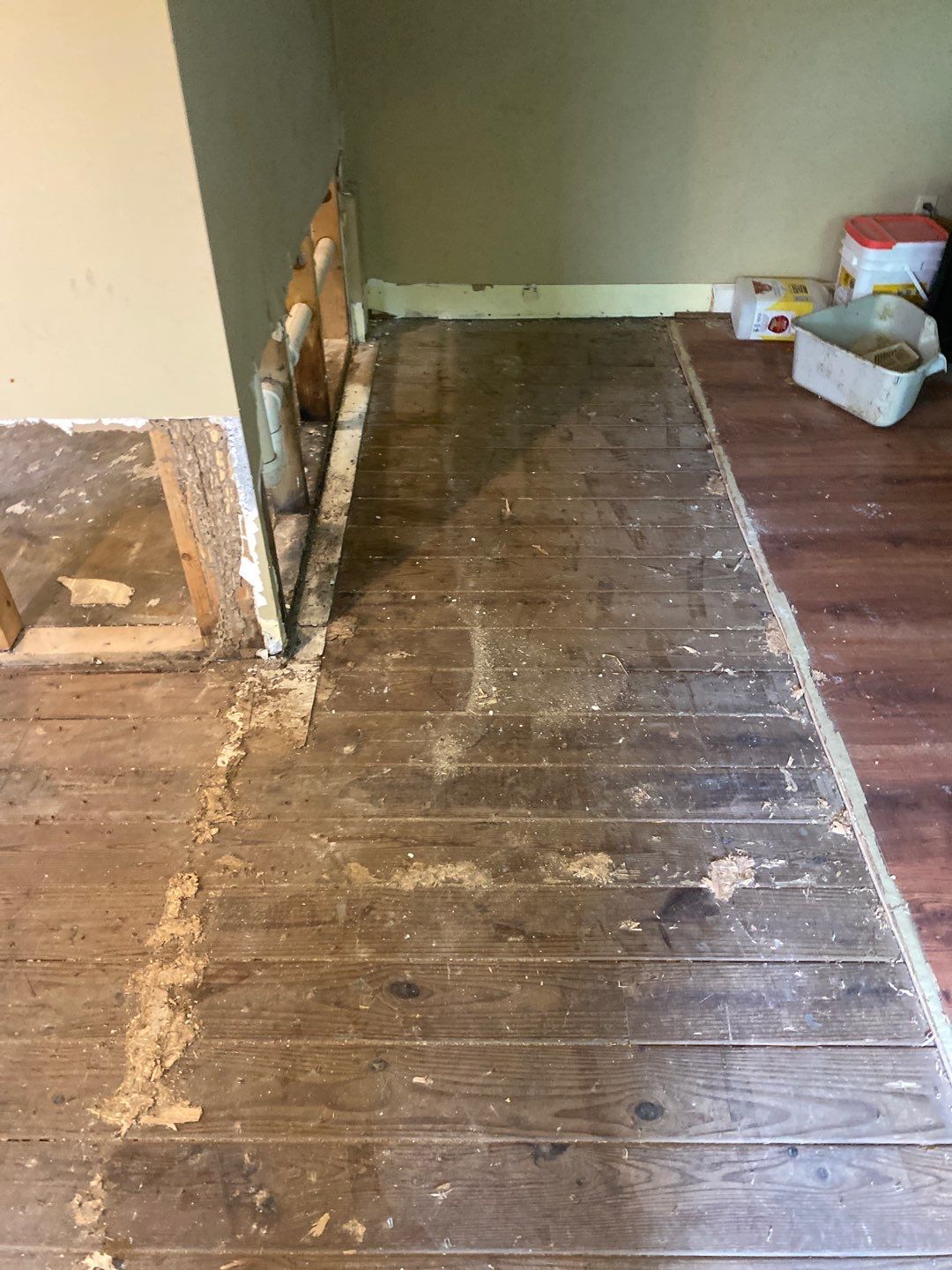 Repairs after water and asbestos remediation by ANR Restoration