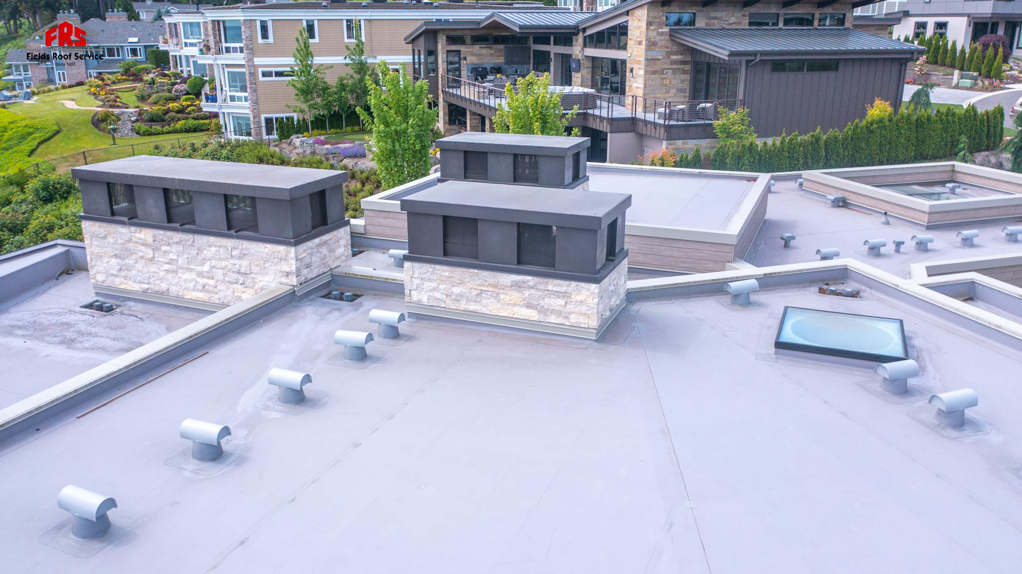 Gig Harbor Residential Reroof - TPO by Fields Roof Service Inc