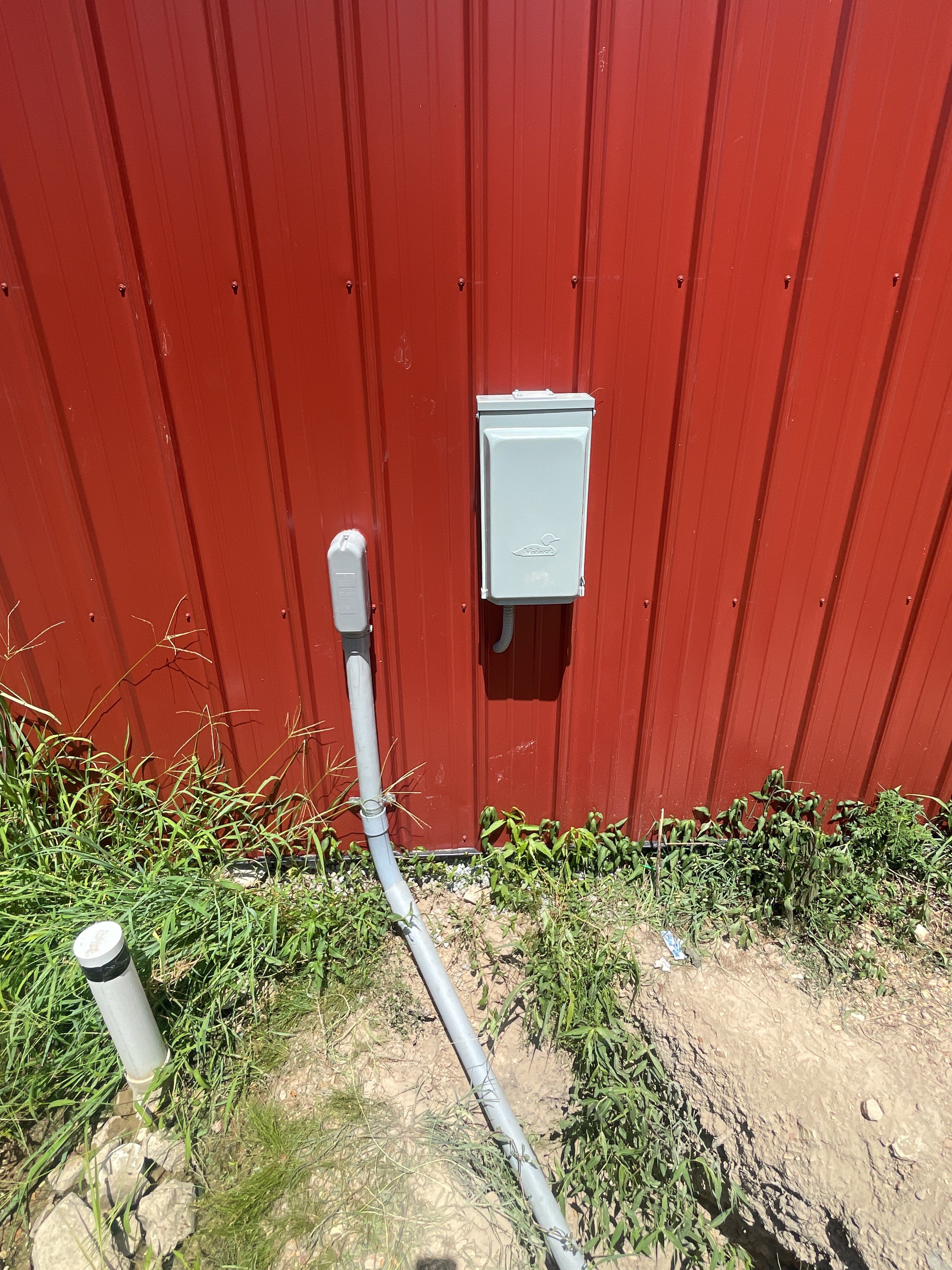 Electrical Service to Metal Building by Argent Electric LLC