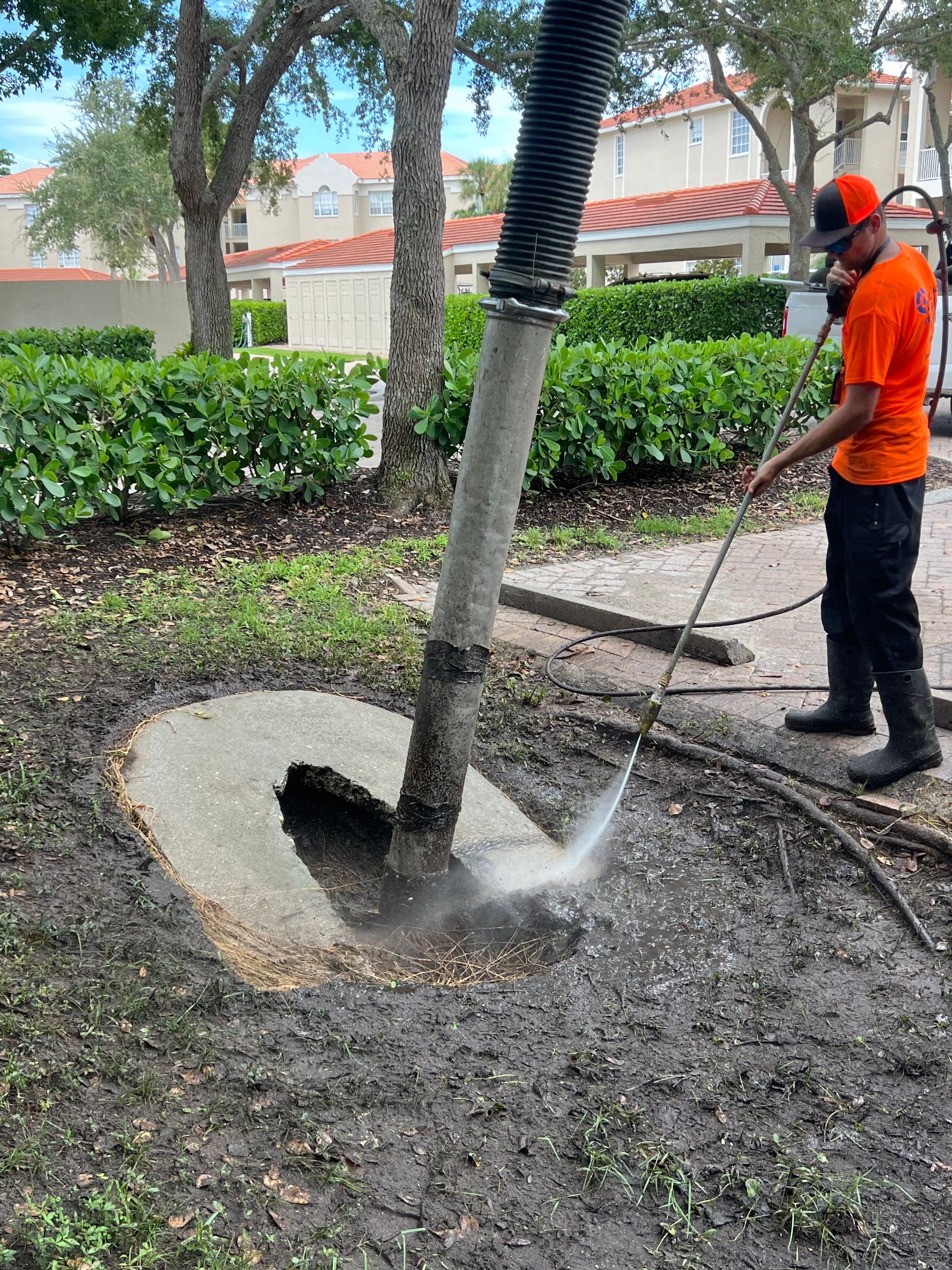 Naples Community Culvert Cleaning by APS Power & Water