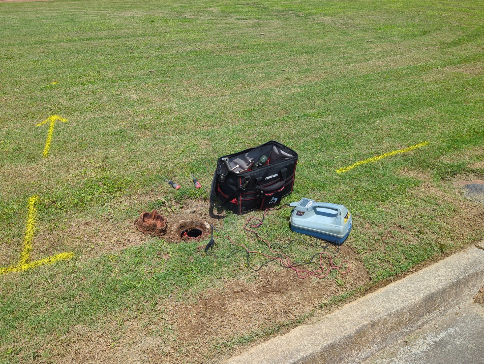 Utility R.O.W Locate for Survey and Design project by Alsip Locating Service, LLC