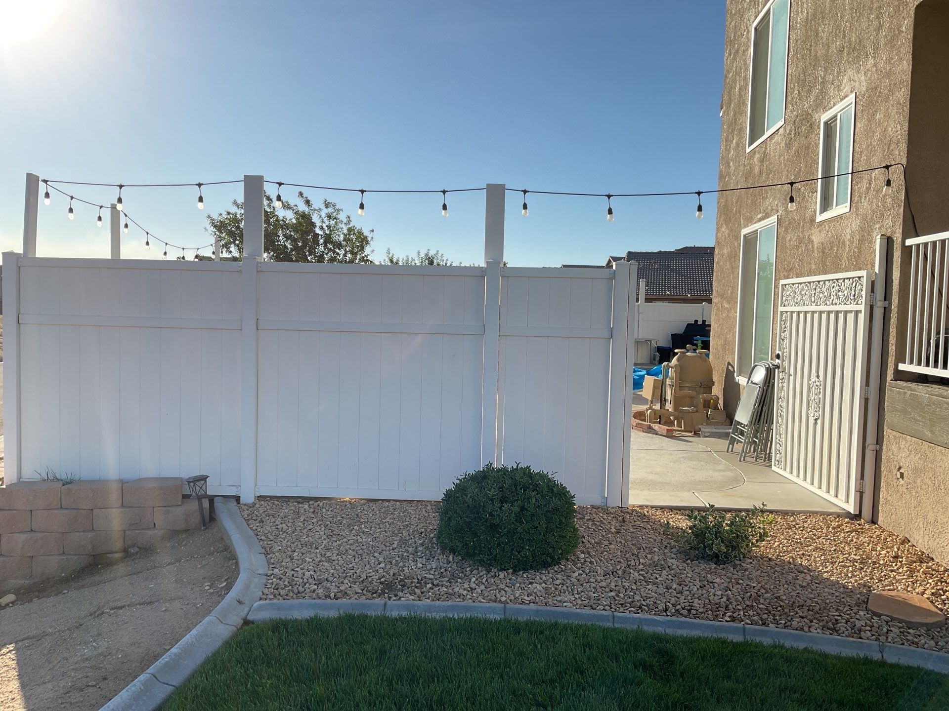 Fence Installation using Vinyl by Fence Guys Inc. 