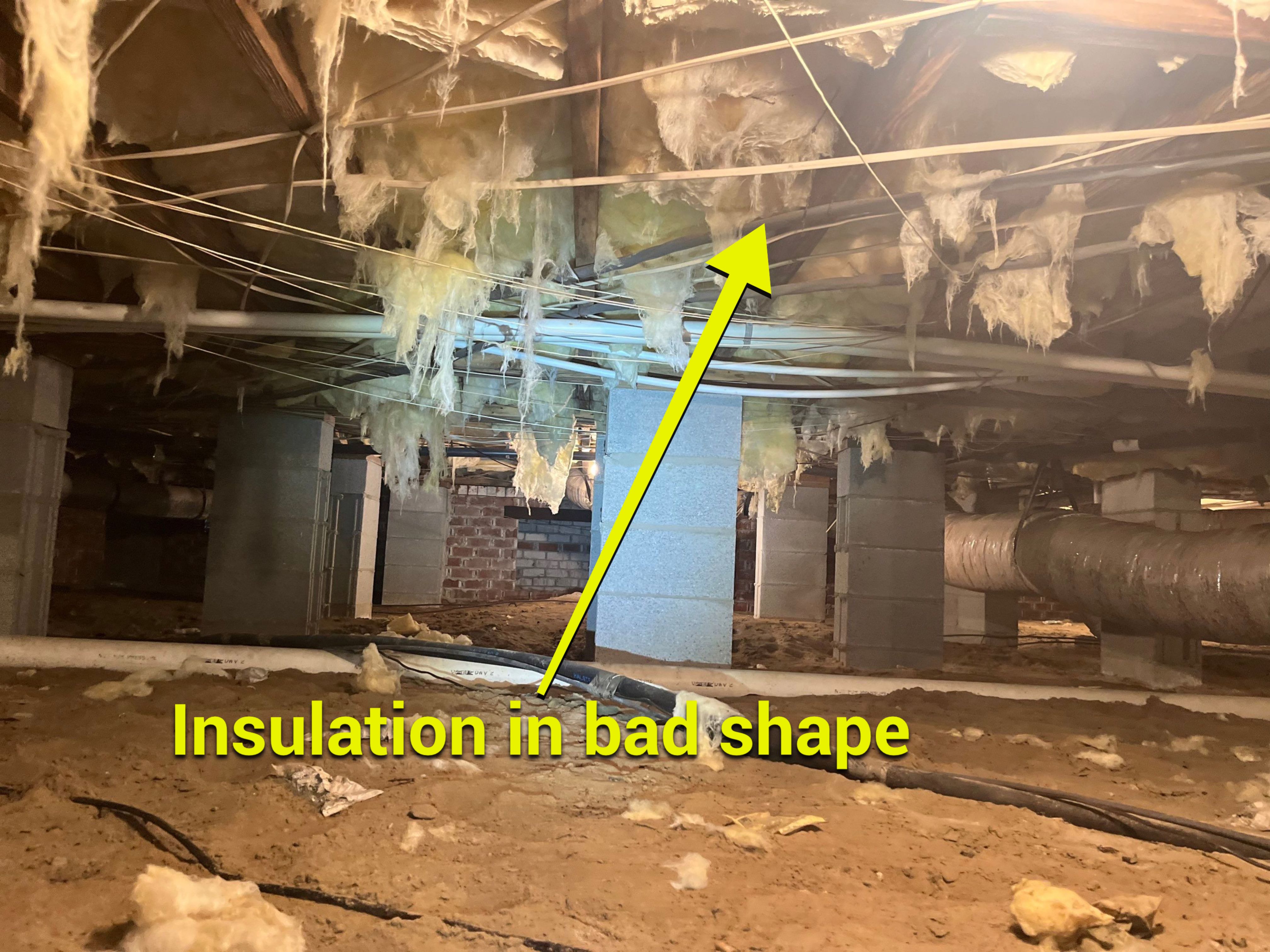 Dehumidifier and Moisture Barrier install with Structural repairs. by Impact Crawlspace