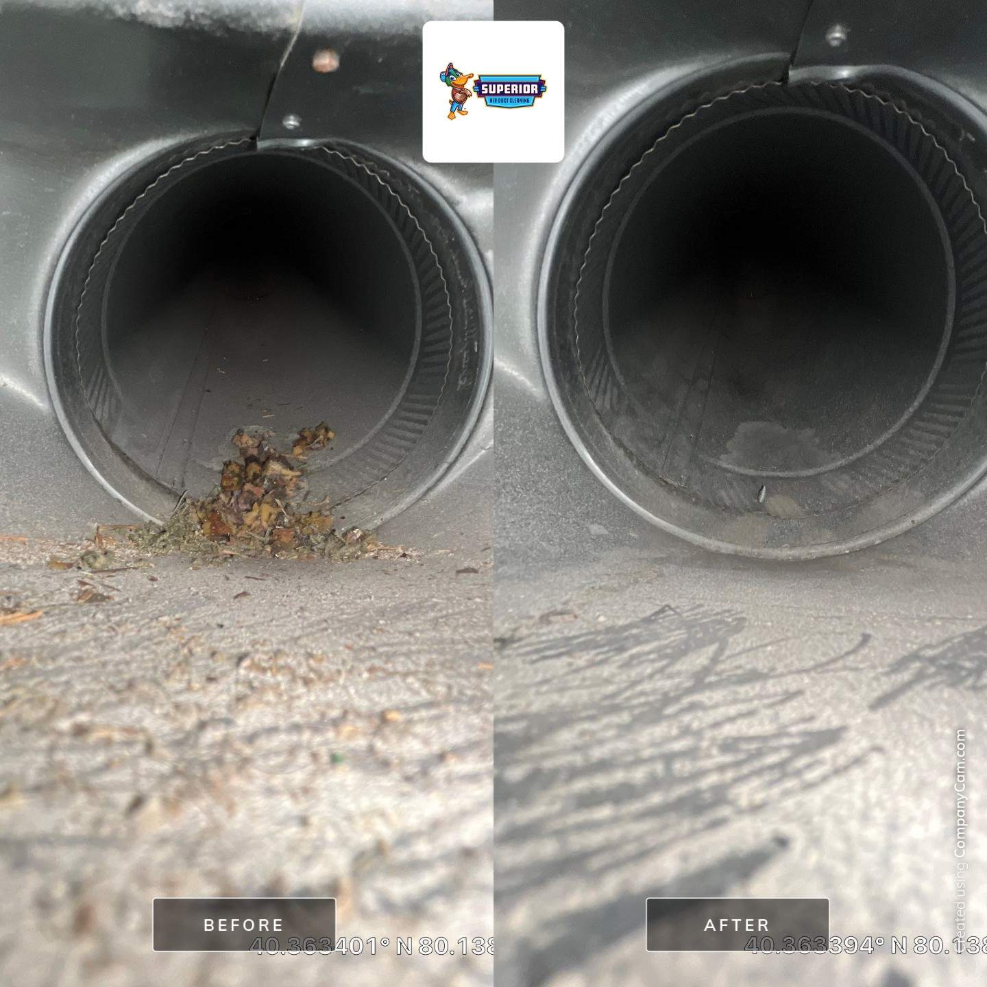 Air Duct Cleaning With a Vacuum Truck in McDonald, PA by Superior Air Duct Cleaning