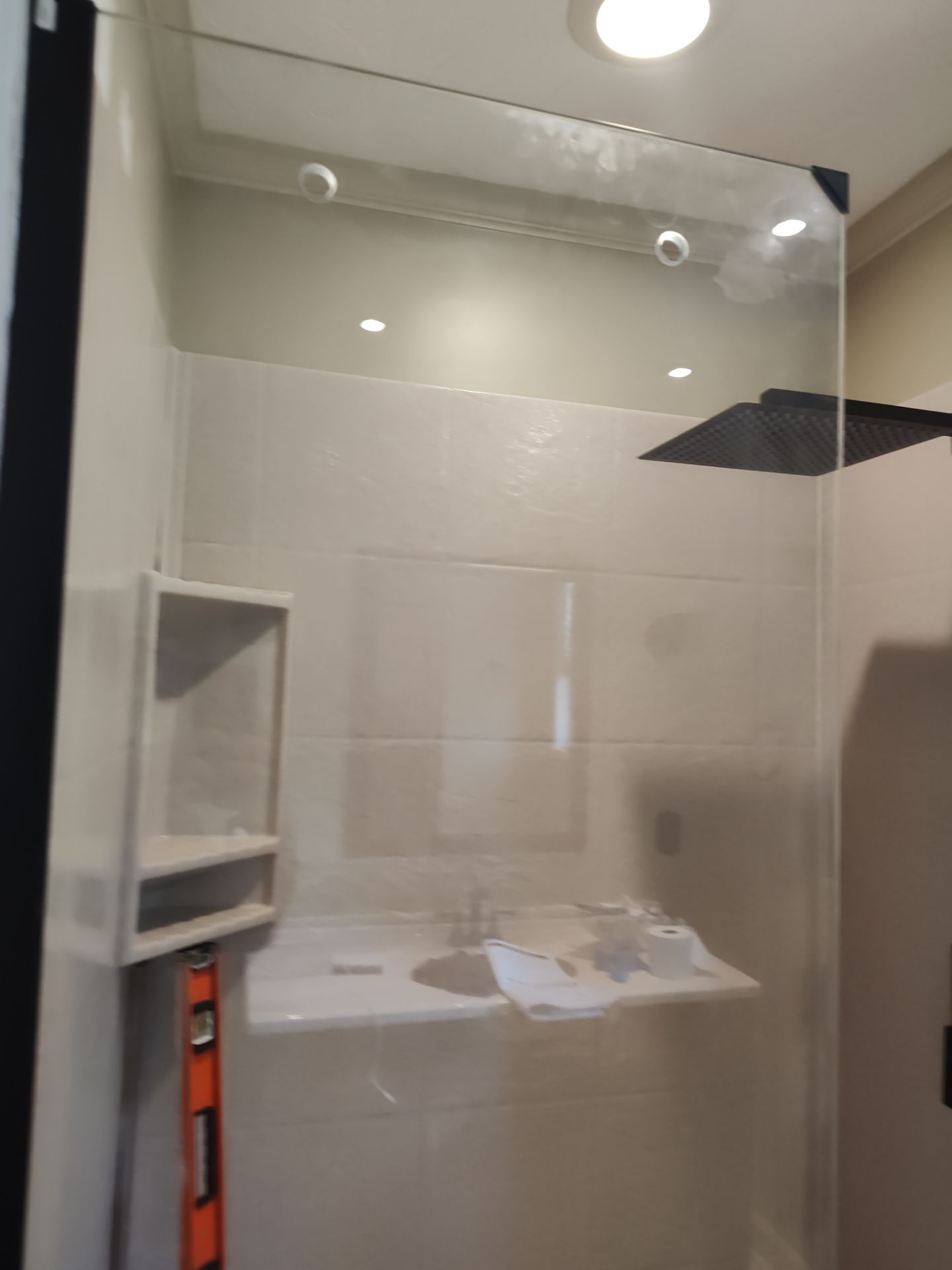 Bathroom Remodel using Onyx by Cornerstone Home Builders, LLC