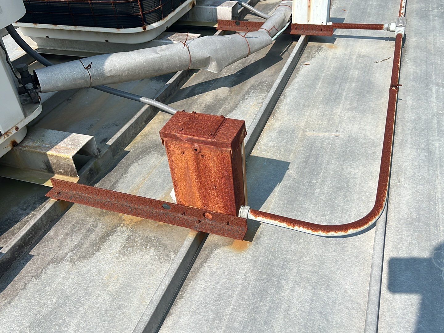 Silicone Commercial Roof Installation- Wilmington, NC by Summit Roofing 