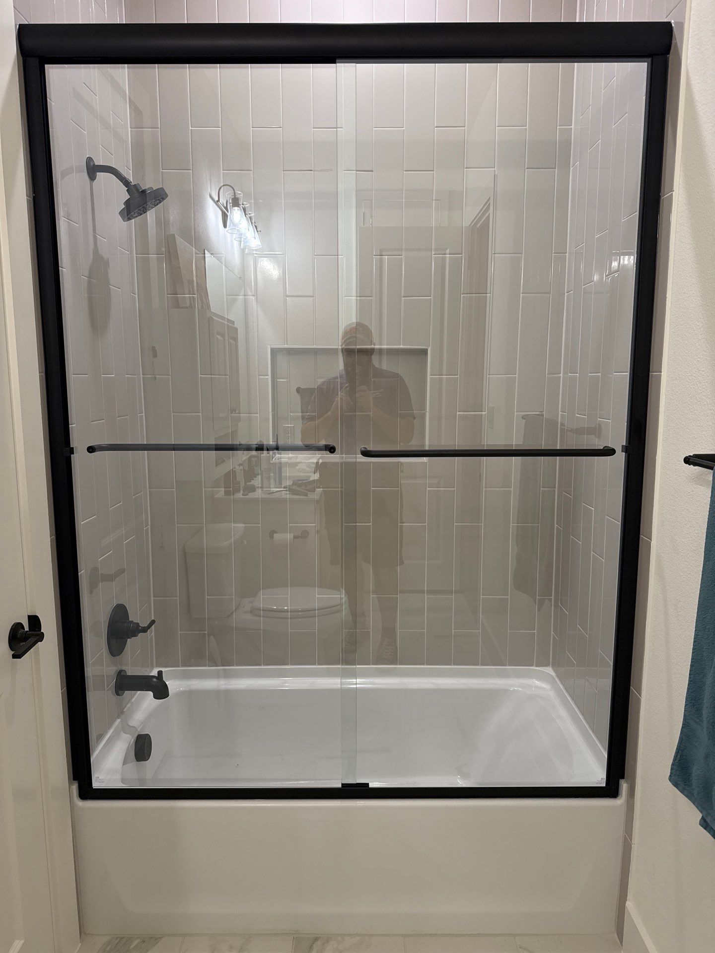Framed Shower 1/4" Sliders   by Richardson Glass & Mirror