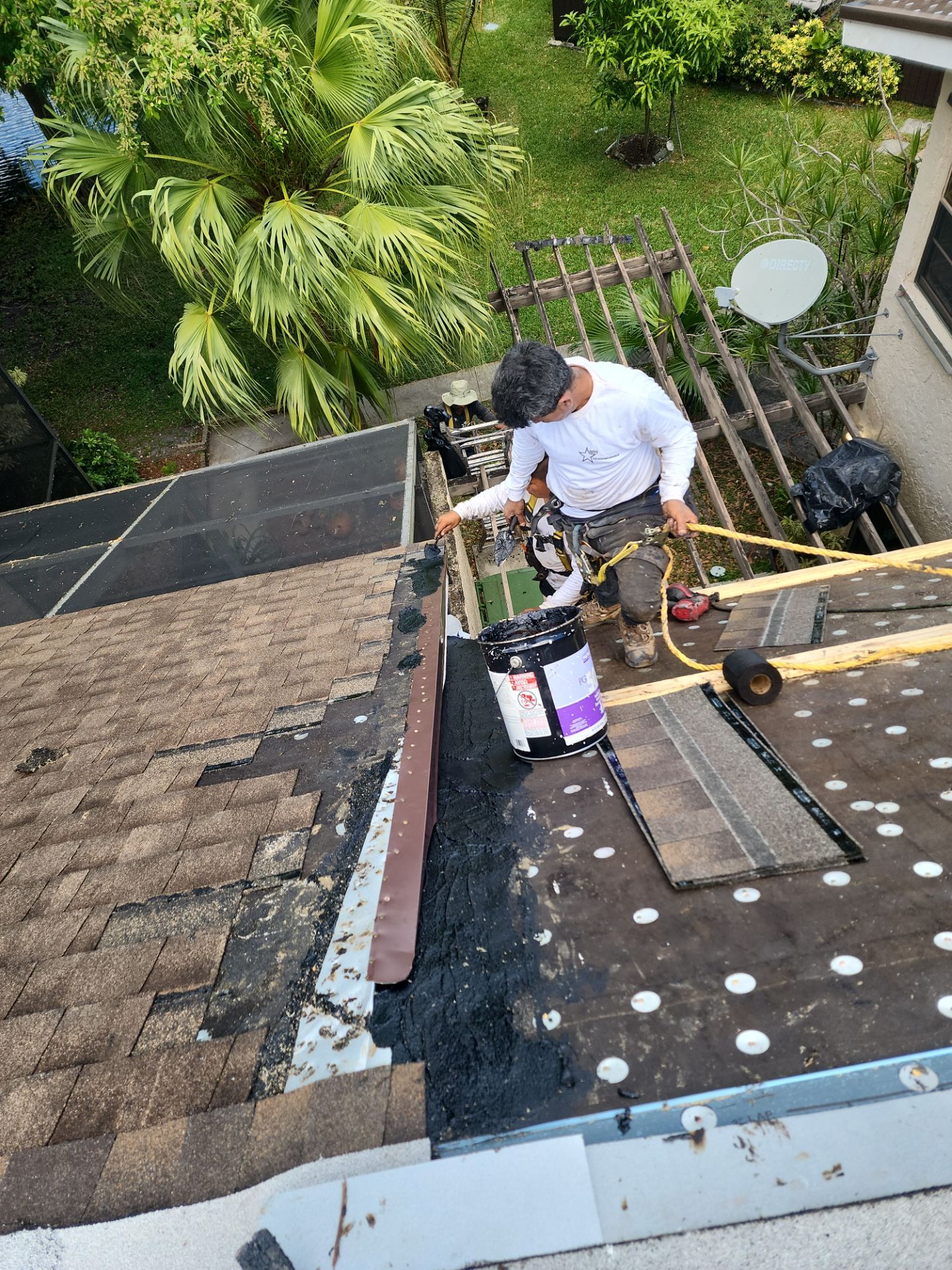 Shingle Roof Replacement and Wood Rot Repair in Pembroke Pines by Aastro Roofing