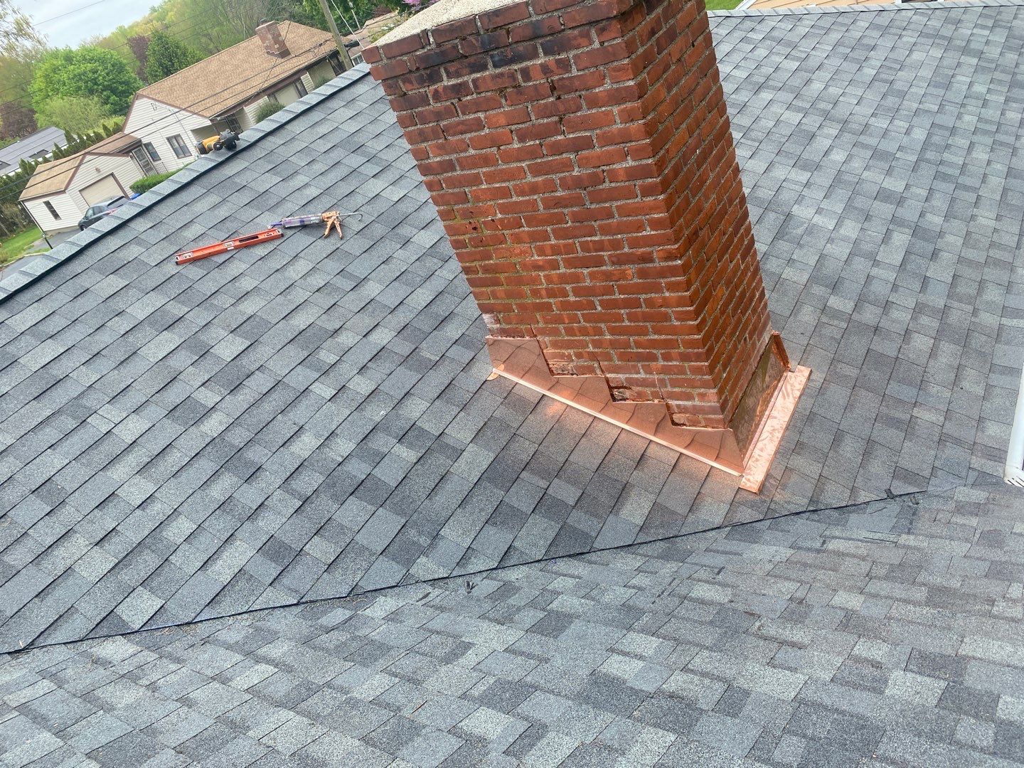Residential Roofing Installation using Owens Corning Duration Estate Gray by A Plus Exterior