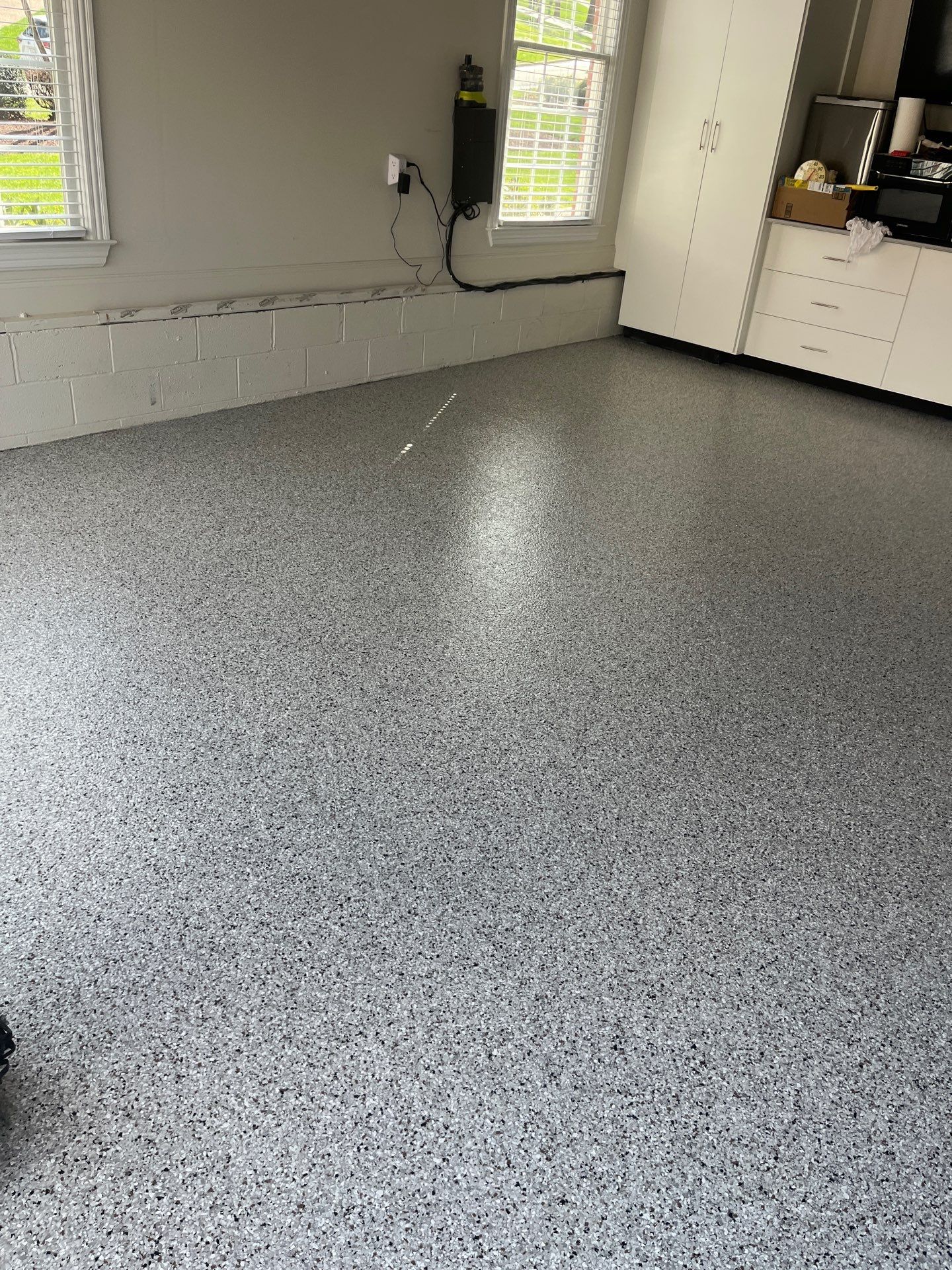Garage Floor Coating using Coyote by My Garage Floor Guys