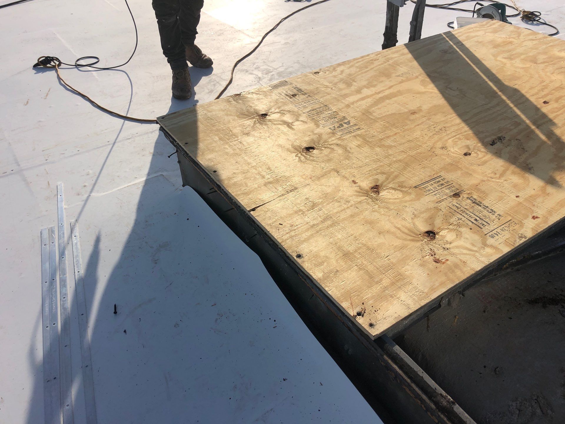 Commercial Re-Roof using GAF TPO by First Due Roofing