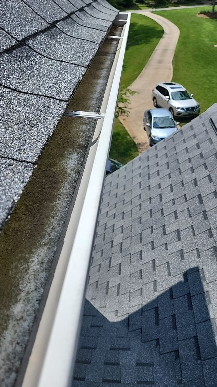Gutter guard instalation  by Power Wash Masters LLC