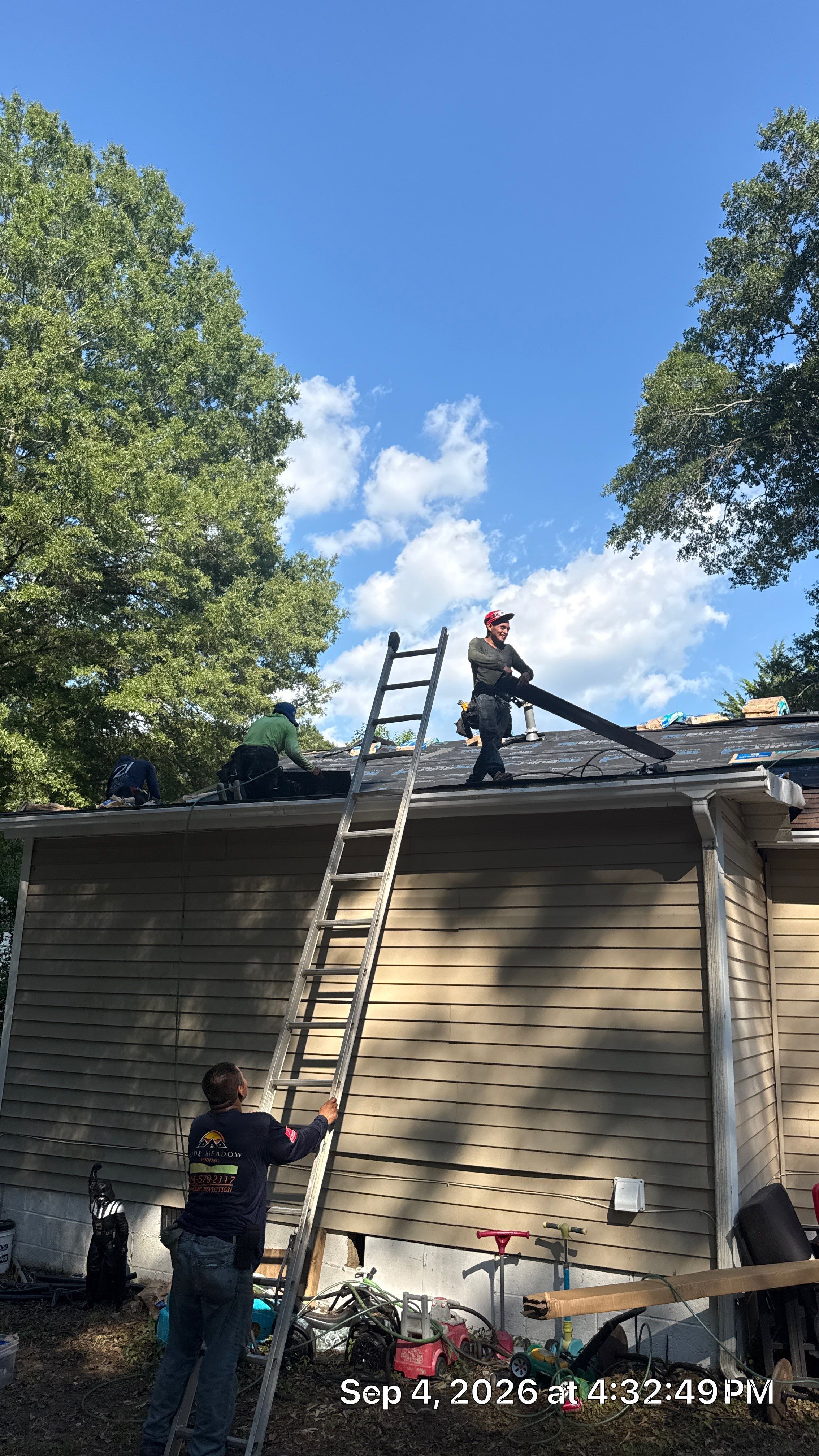 Roof replacement, gutter and interior repair by hail damage by Just Brilliant Restoration JBR