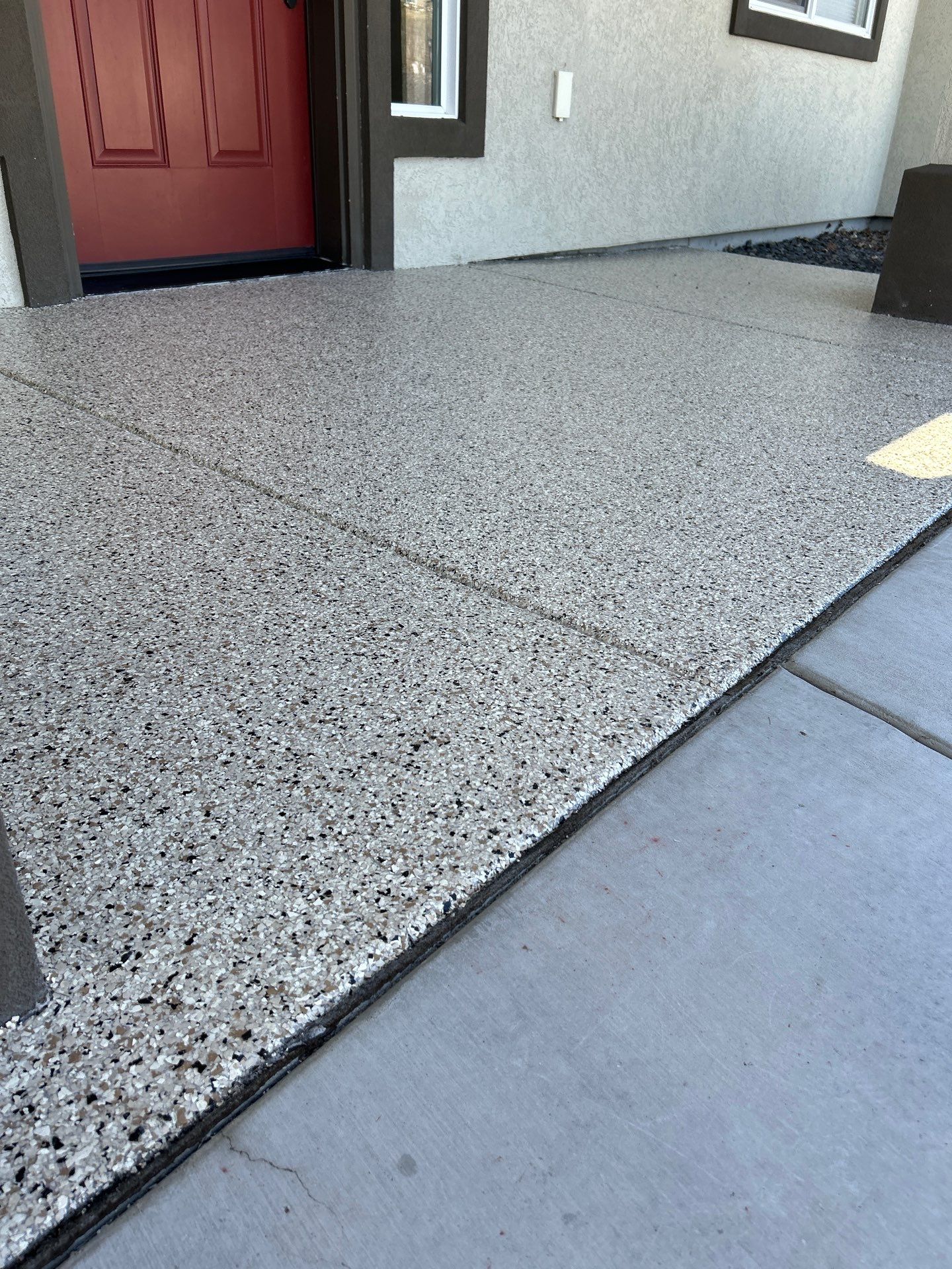 Patio Transformation using Driftwood by Croc Coatings, LLC