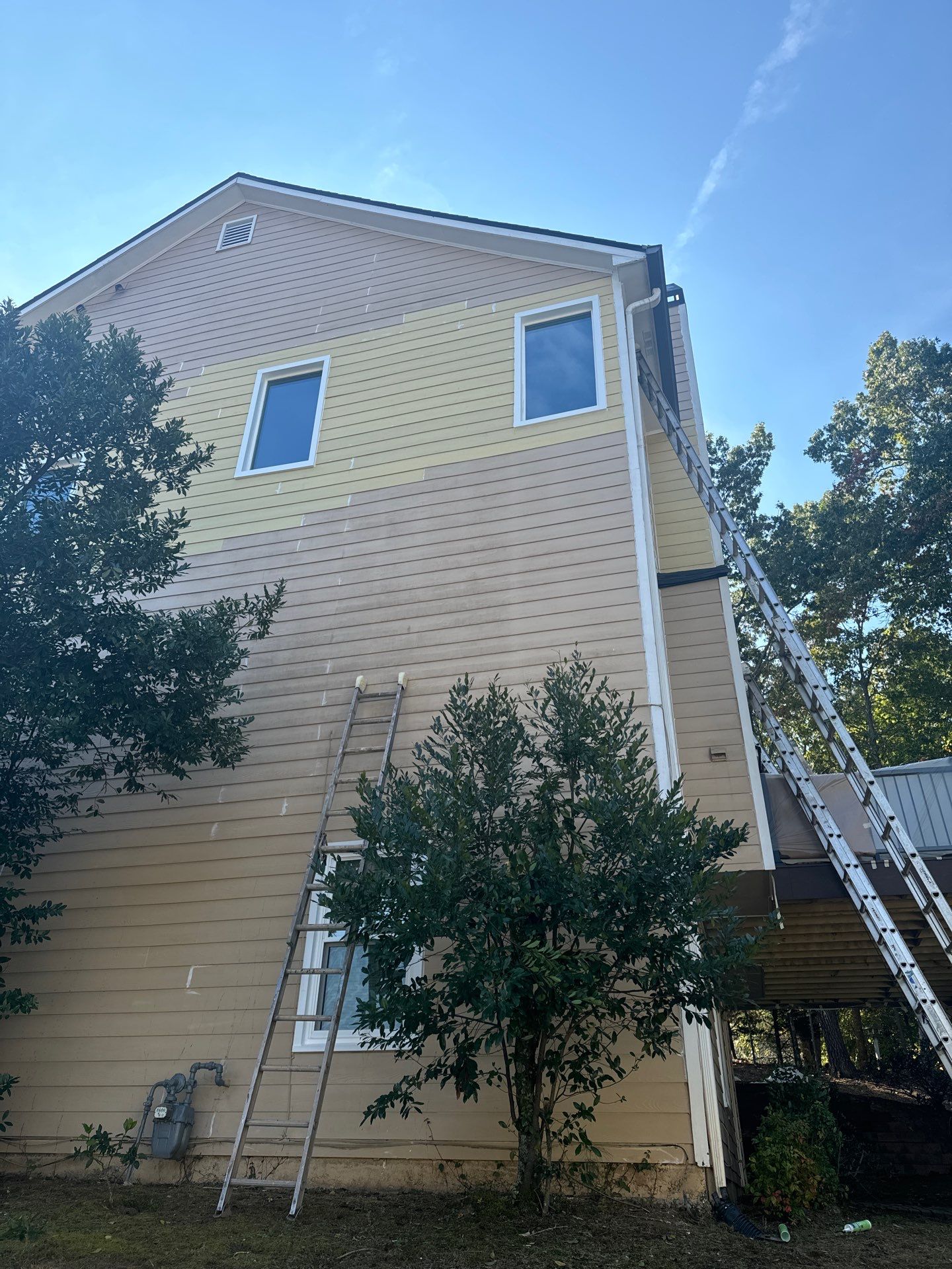 Exterior Painting and Siding Refresh for Woodstock Residential Home by Swift Home Renovations