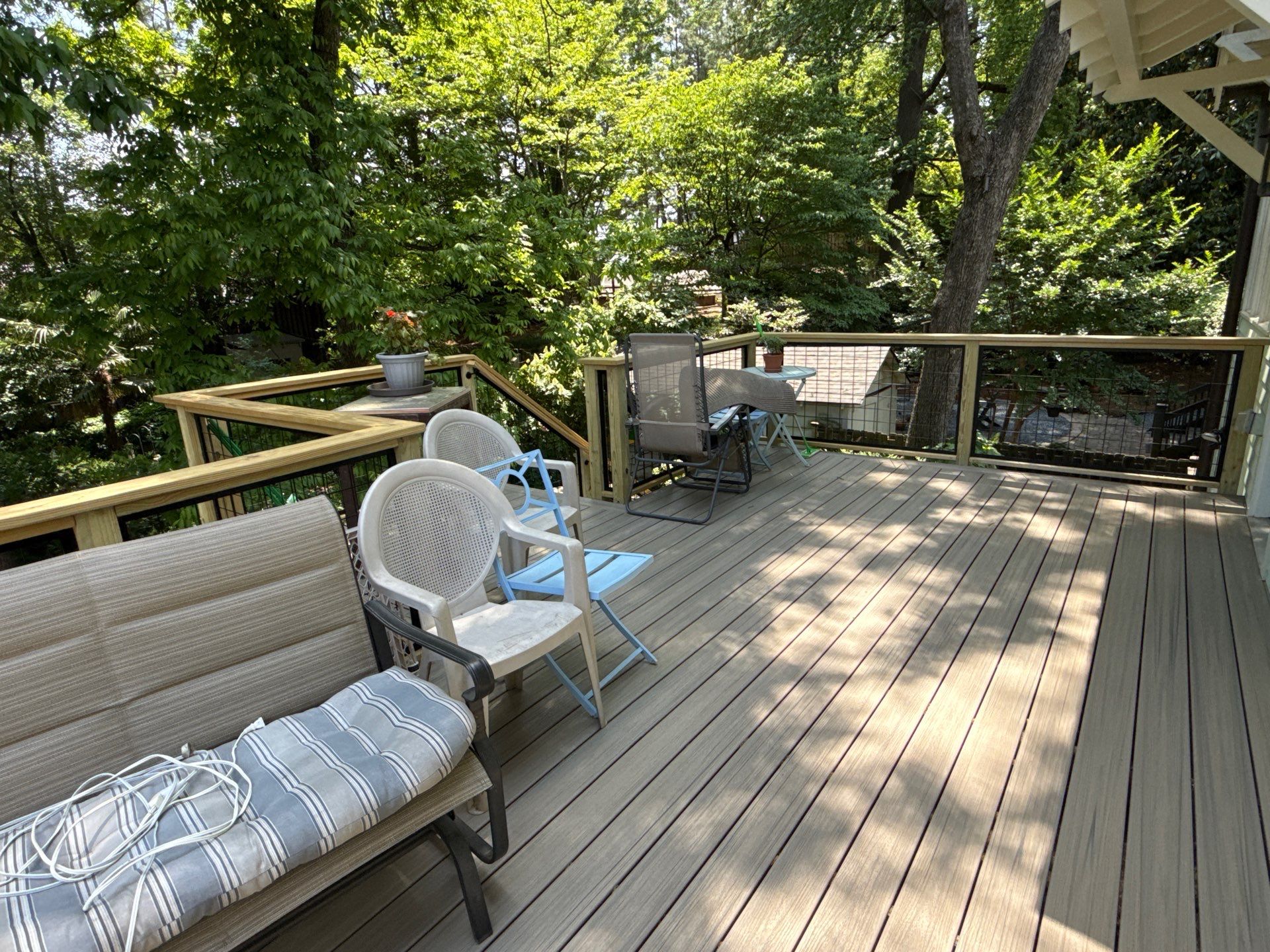 Atlanta, GA Trex Deck Build, Under-Decking, and Framed-In Walls  by Nelson Exteriors 