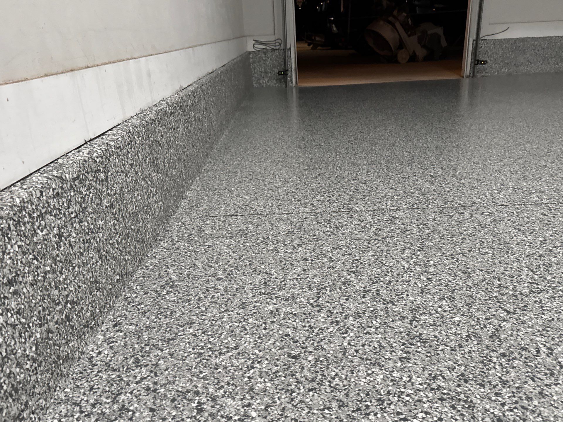 Garage in High Springs, FL in Slate Stone by Cross Creek Concrete Coatings