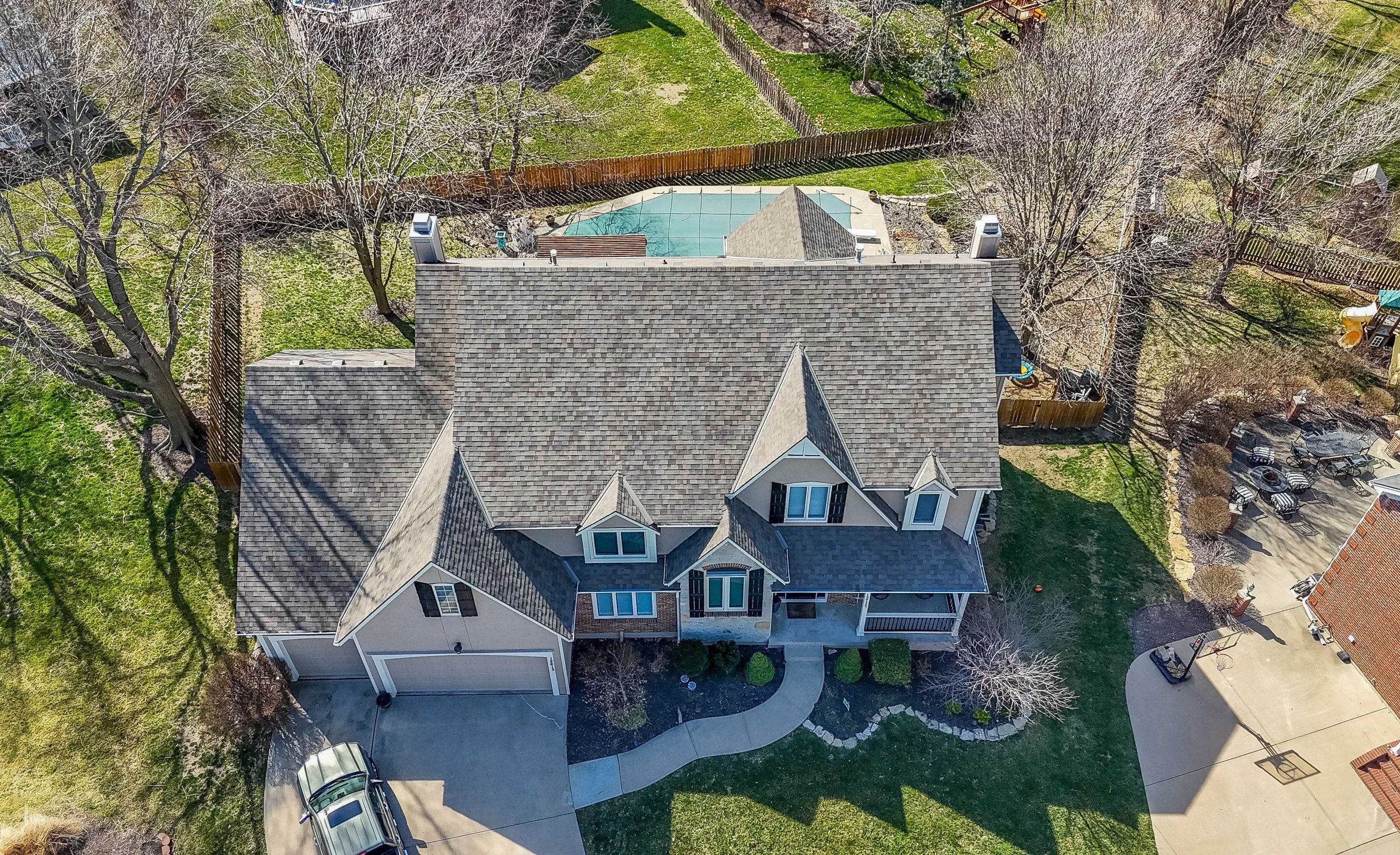 Project in Overland Park by HT Roofing & Construction, INC