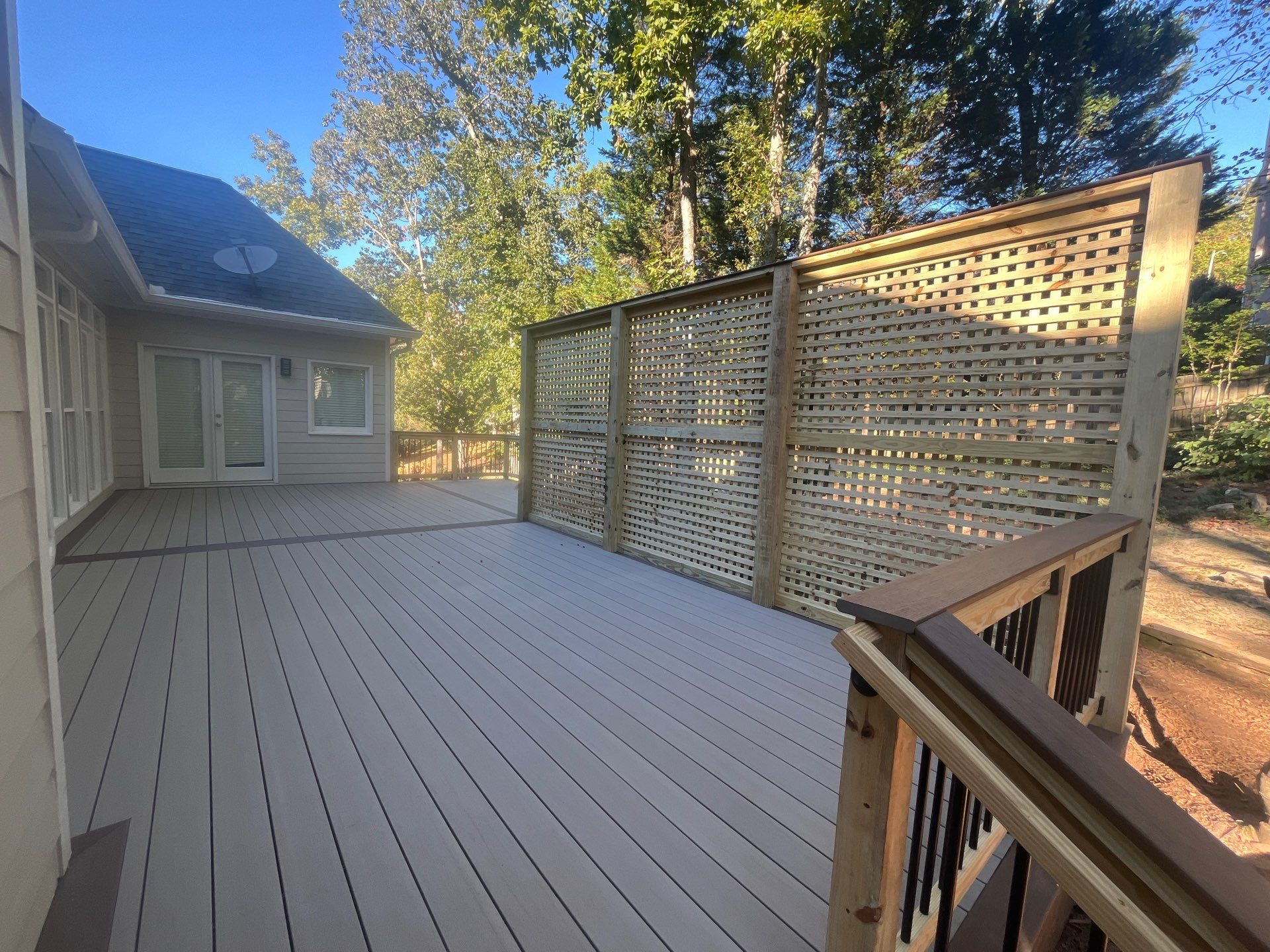 Marietta, GA Color Plus Siding Installation and Deck Build by Nelson Exteriors 
