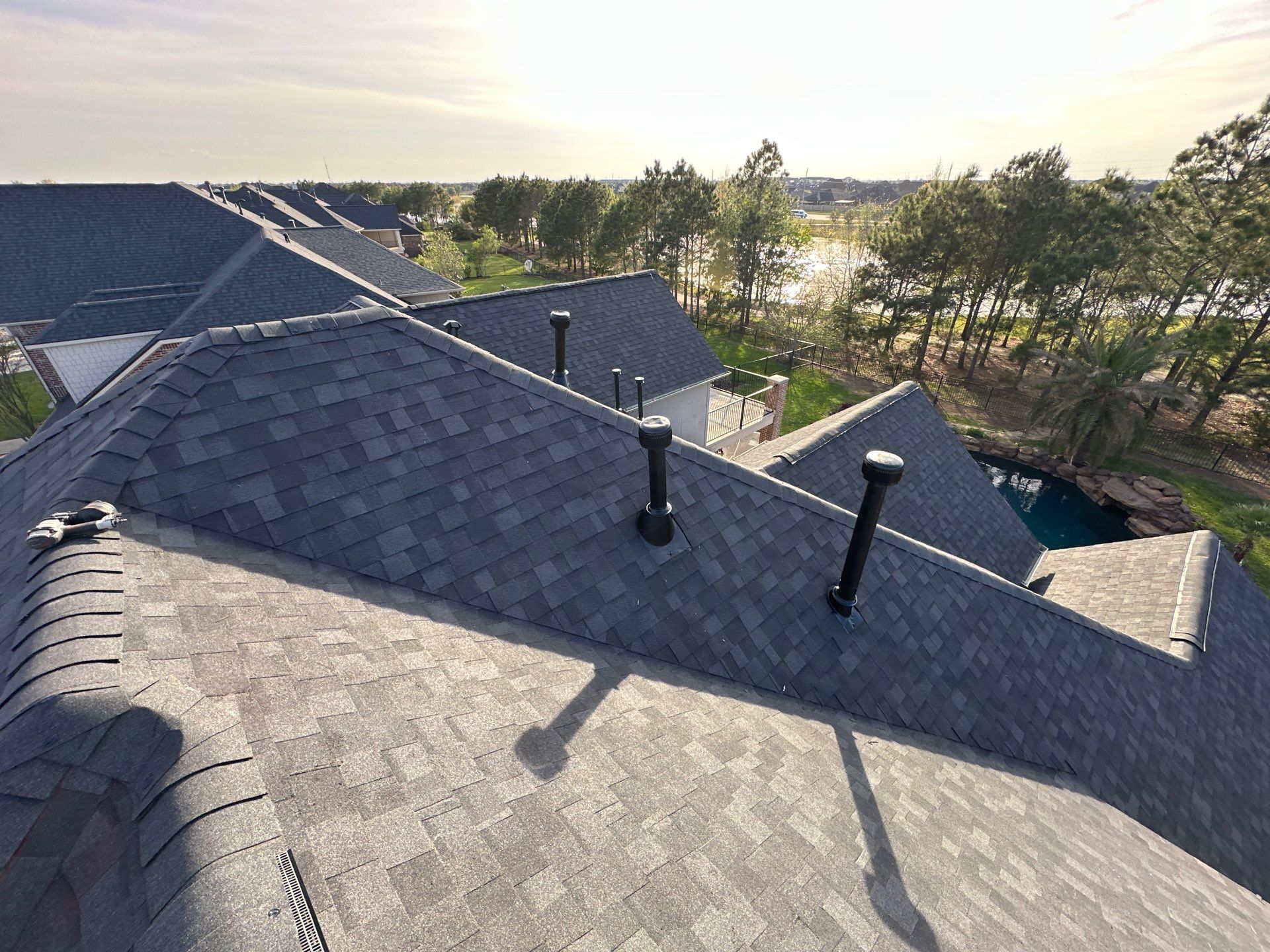 Residential Roofing Installation using Owens Corning Duration  by Motion Roofing