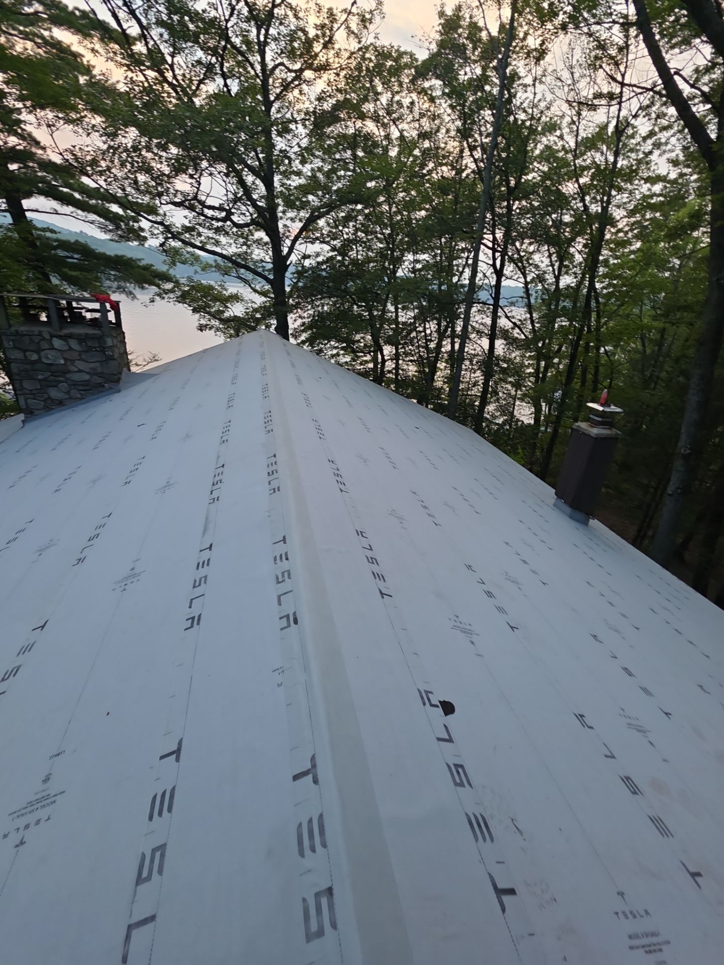 Stunning Tesla Solar Roof Cabin in the Woods by American Home Contractors