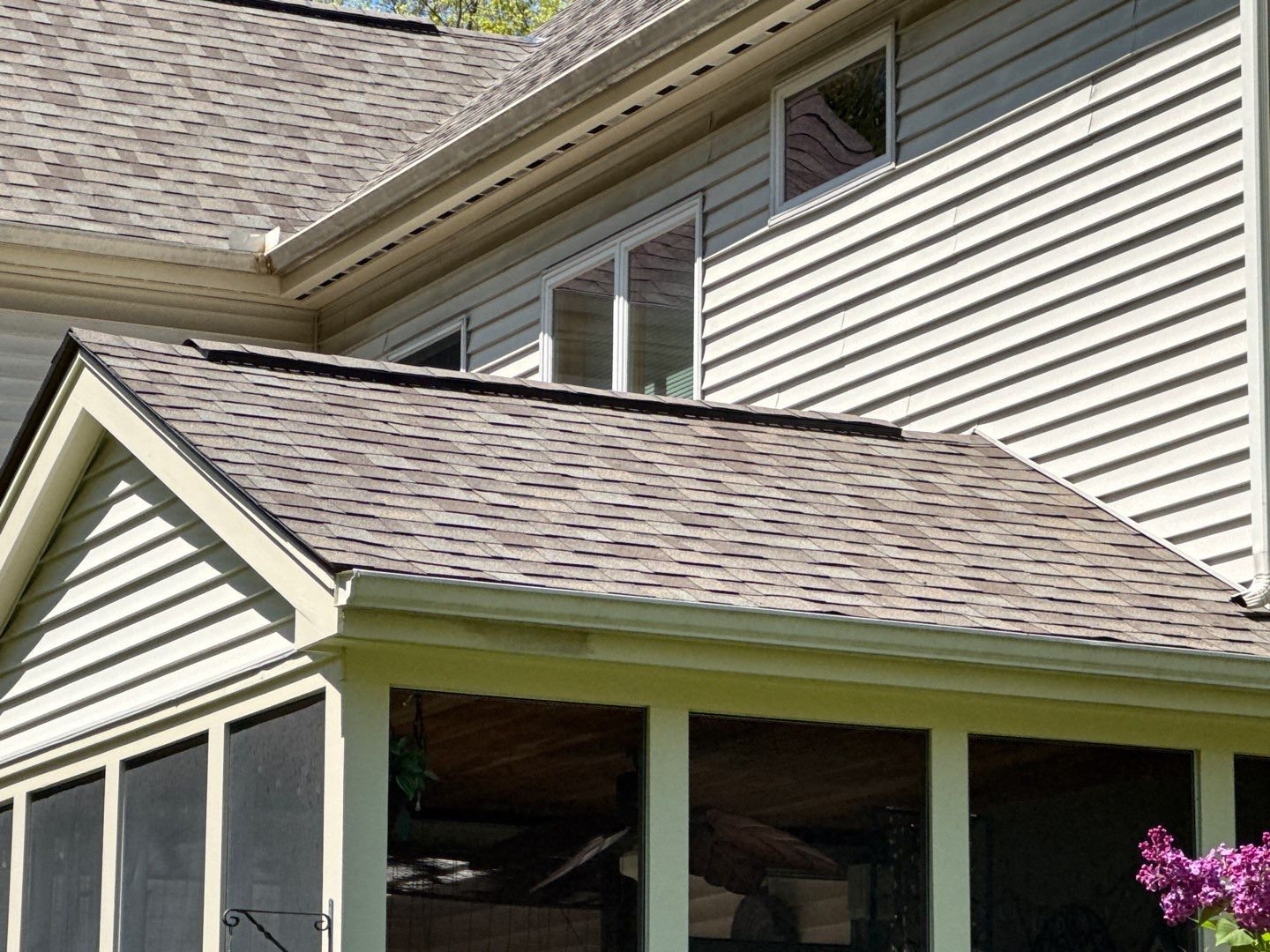 Veterans Helping Veterans – Full Roof Transformation with Owens Corning Driftwood! by Sensible Home Solutions