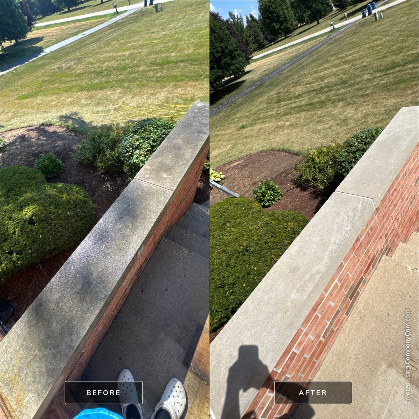 Project in Elgin by Simmons Power & Soft Washing