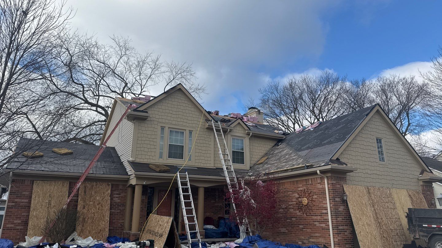 Roof Replacement using Owens Corning Duration Flex by 180 Contractors