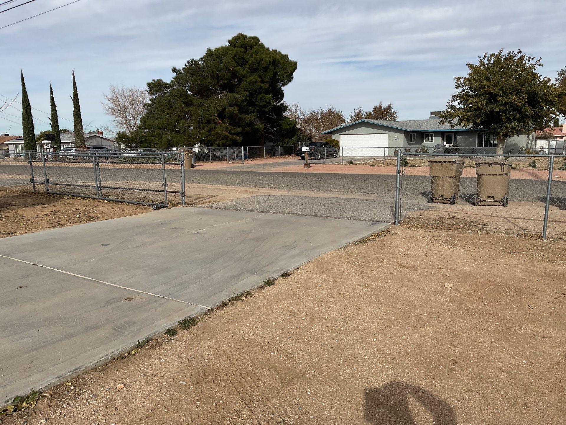 Fence Installation using vinyl and chain link  by Fence Guys Inc. 